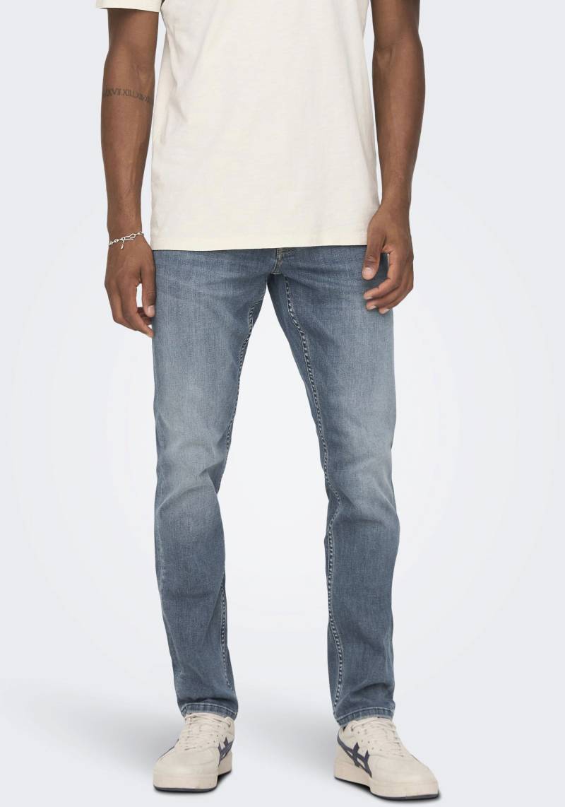 ONLY & SONS Slim-fit-Jeans »OS ONSLOOM SLIM BLUE GREY 40«, mit Destroyed Effekt von ONLY & SONS