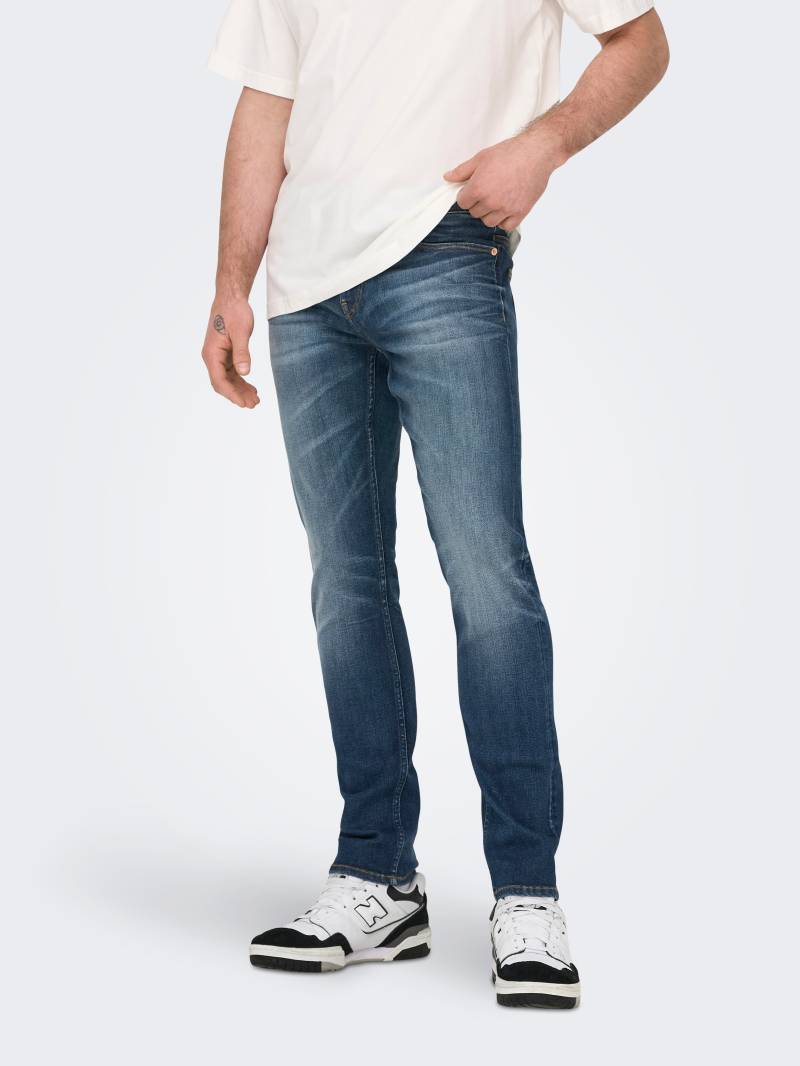 ONLY & SONS Slim-fit-Jeans »OS ONSLOOM SLIM BLUE GREY 40«, mit Destroyed Effekt von ONLY & SONS