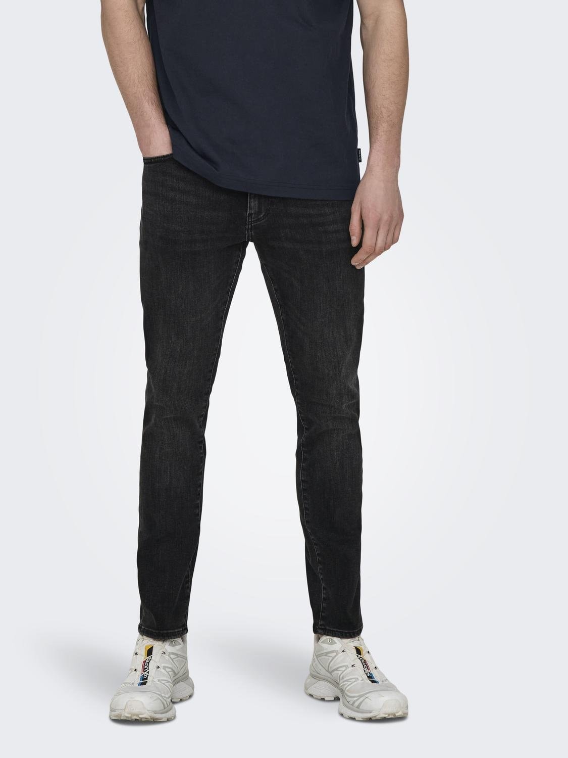 ONLY & SONS Slim-fit-Jeans »OS ONSLOOM SLIM BLUE GREY 40«, mit Destroyed Effekt von ONLY & SONS