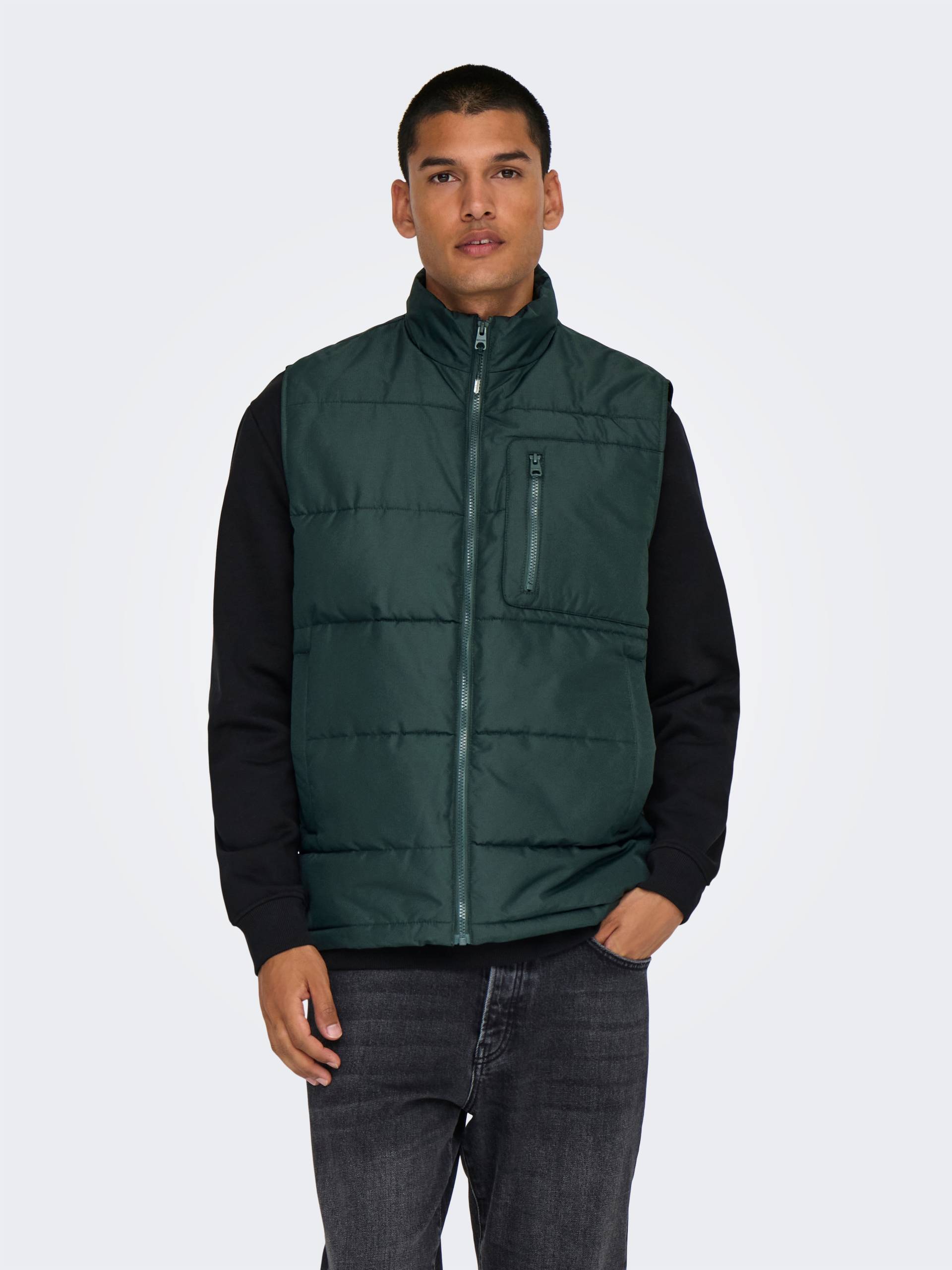 ONLY & SONS Steppweste »ONSJAKE QUILTED VEST OTW« von ONLY & SONS