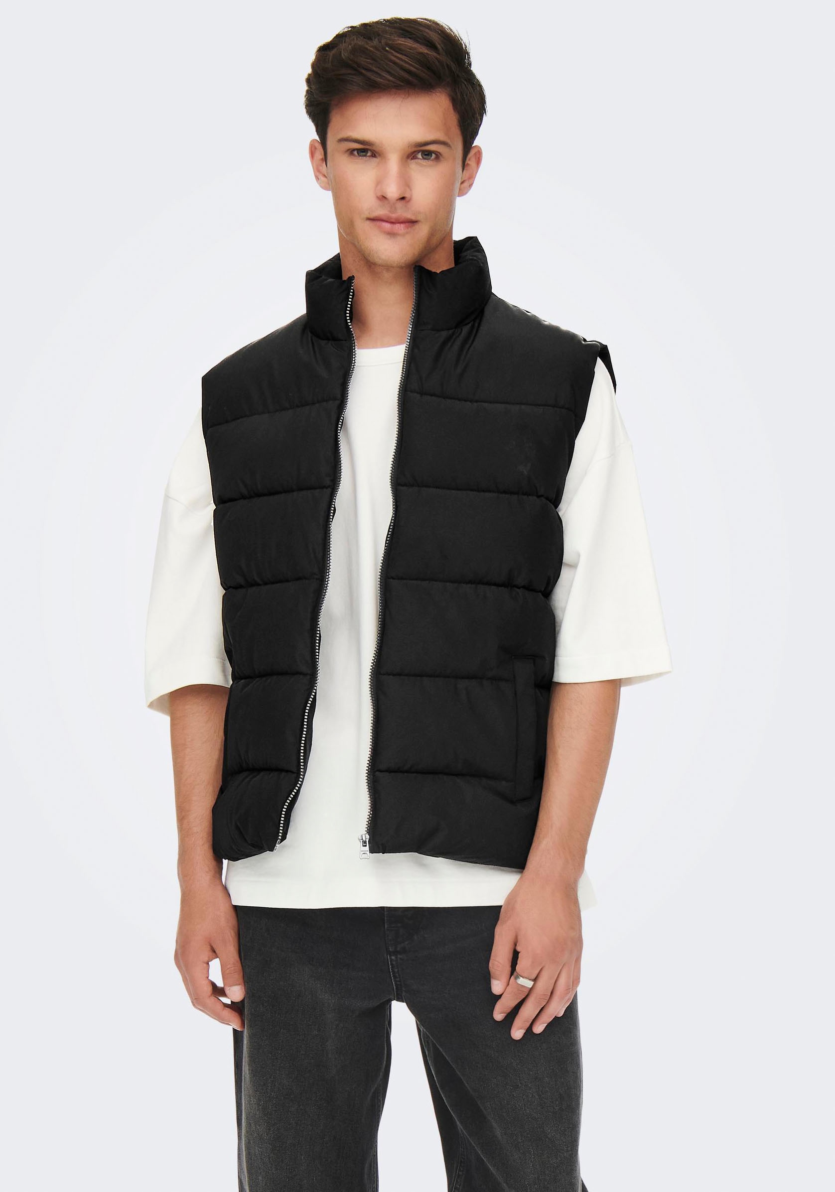 ONLY & SONS Steppweste »ONSMELVIN LIFE PUFFER VEST OTW VD« von ONLY & SONS