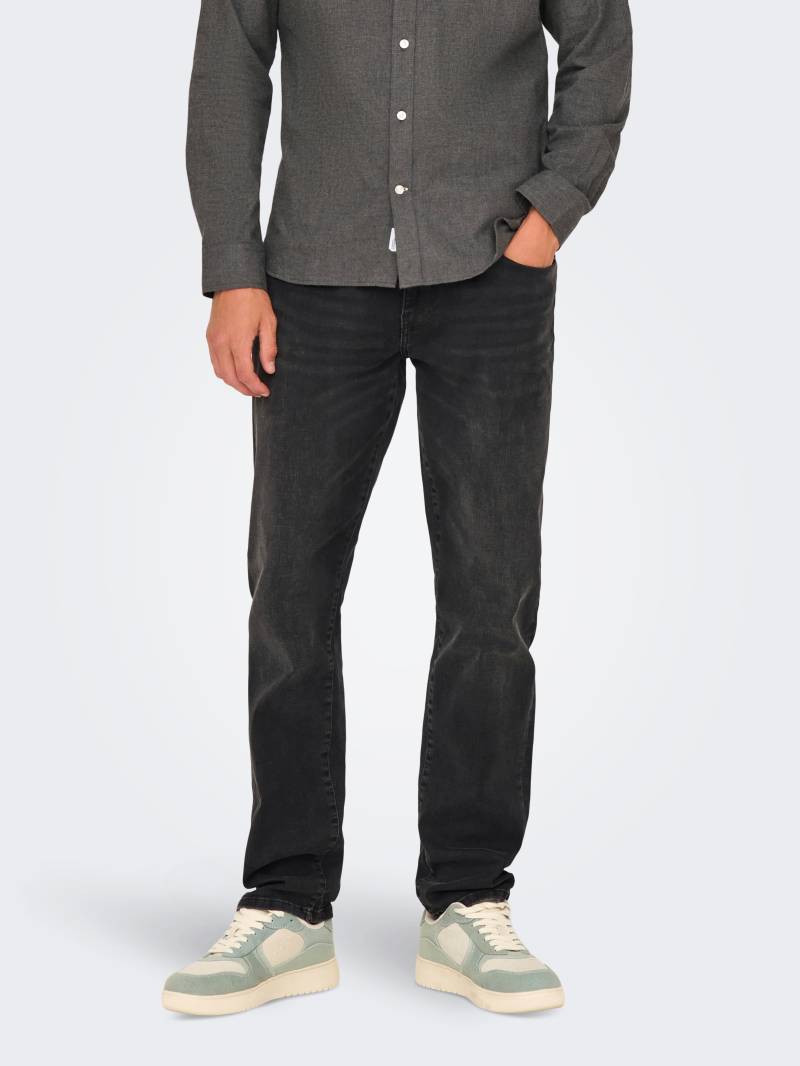 ONLY & SONS Straight-Jeans »ONSWEFT REGULAR WB 0021 TAI DNM NOOS«, im 4-Pocket-Style von ONLY & SONS