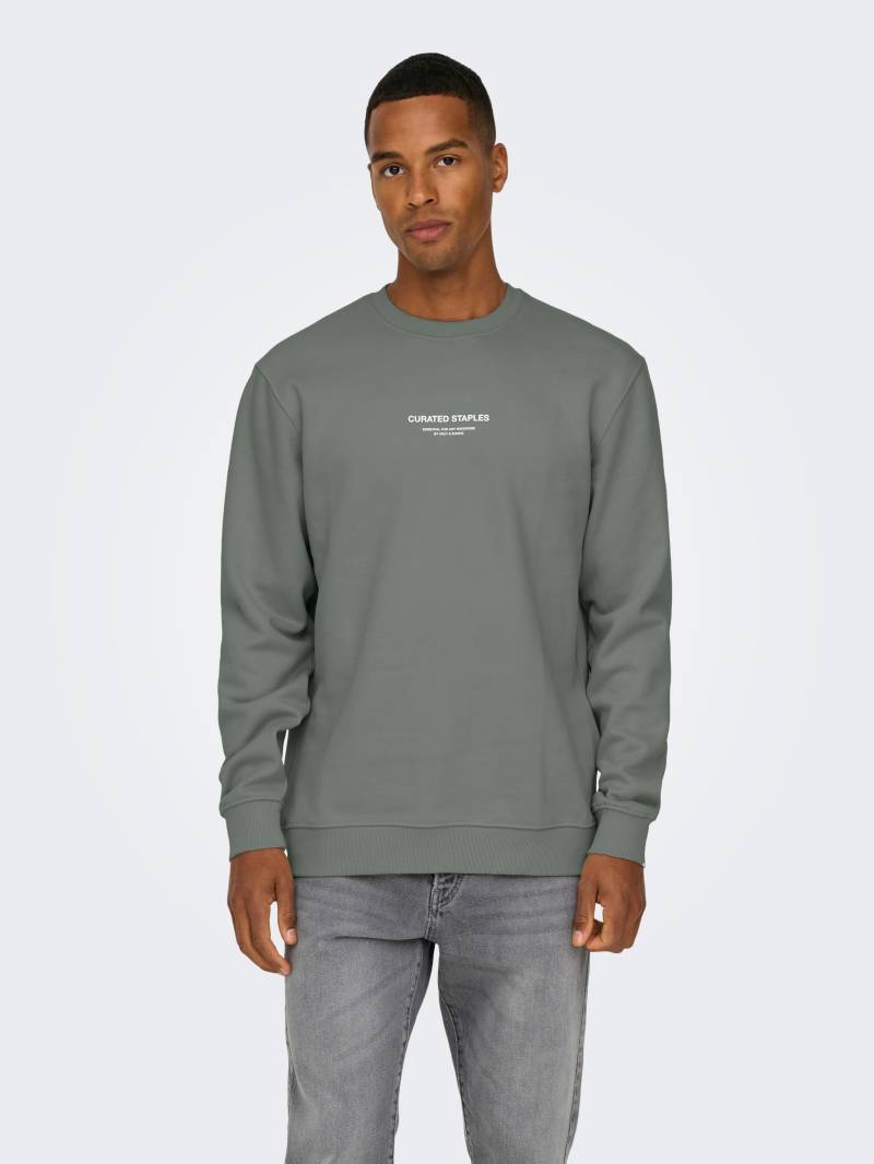 ONLY & SONS Sweatshirt »ONSCURATED REG CREW NECK SWEAT« von ONLY & SONS
