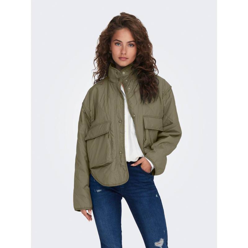 Only - Jacke, für Damen, Khaki, Größe M von Only