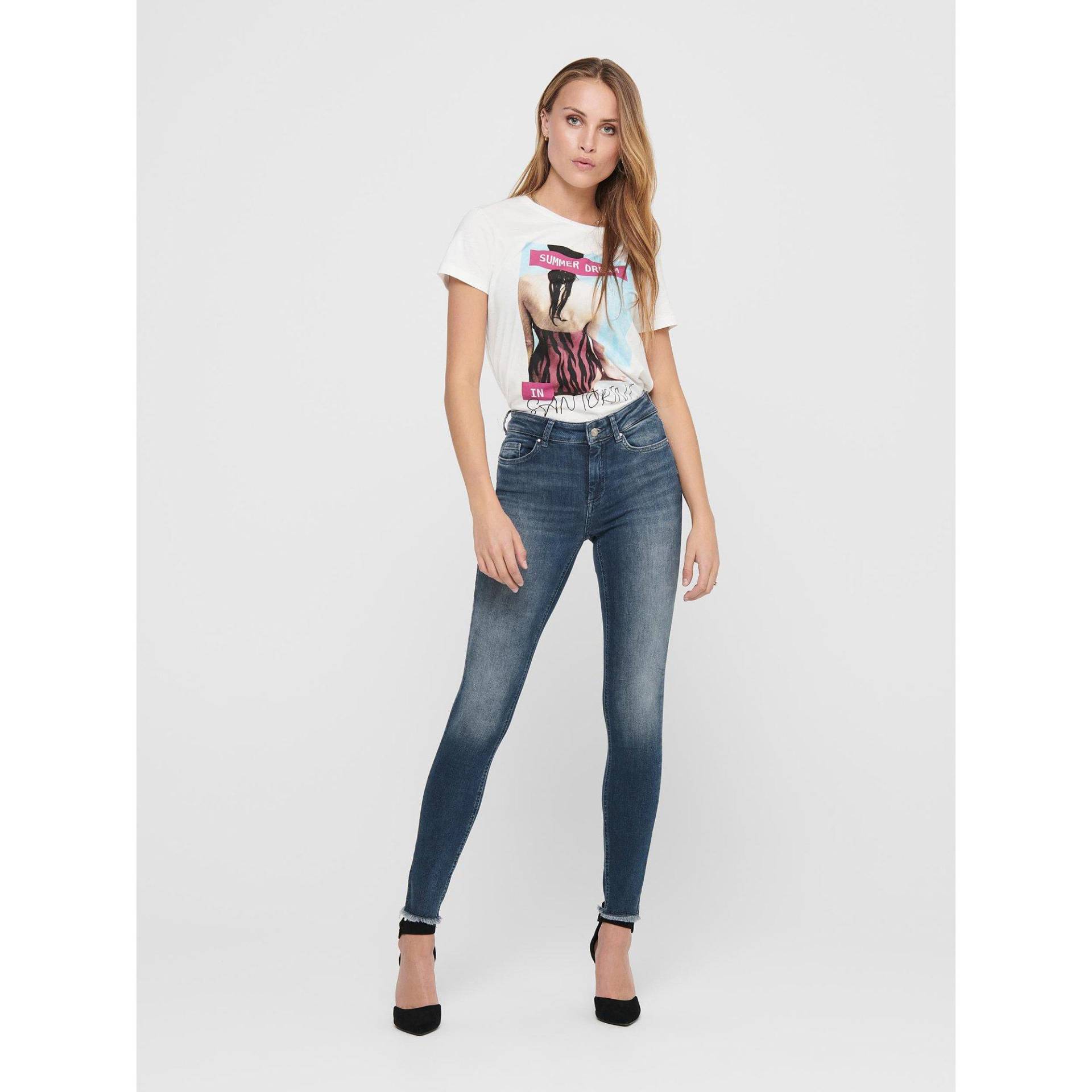 Jeans Damen Blau Bedruckt S von ONLY