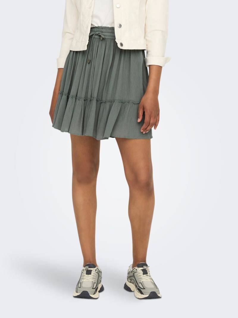 ONLY Minirock »ONLIBIZA LIFE SHORT SKIRT WVN NOOS«, mit Volant von ONLY