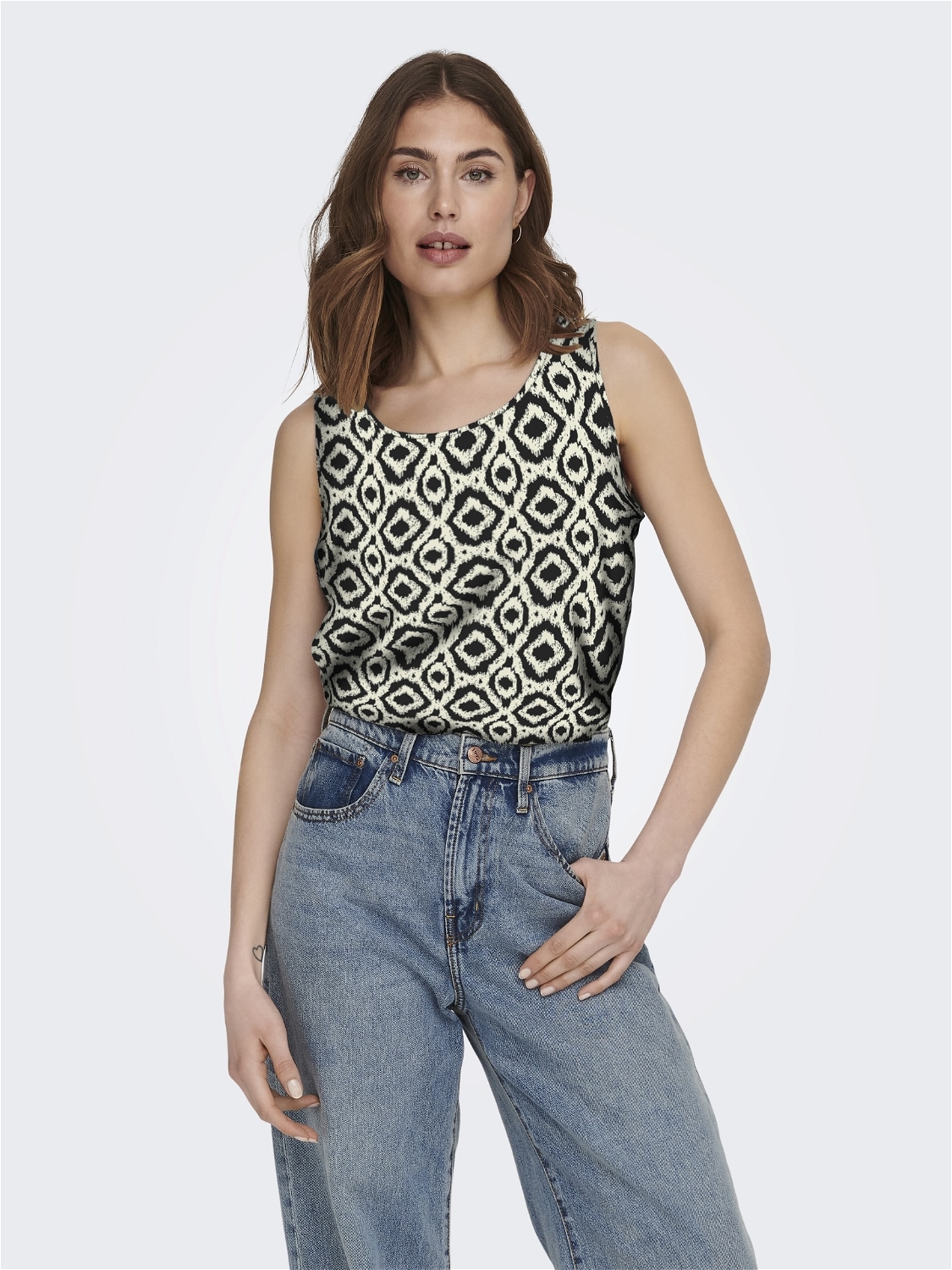 ONLY Blusenshirt »ONLNOVA LIFE S/L TOP AOP PTM« von ONLY