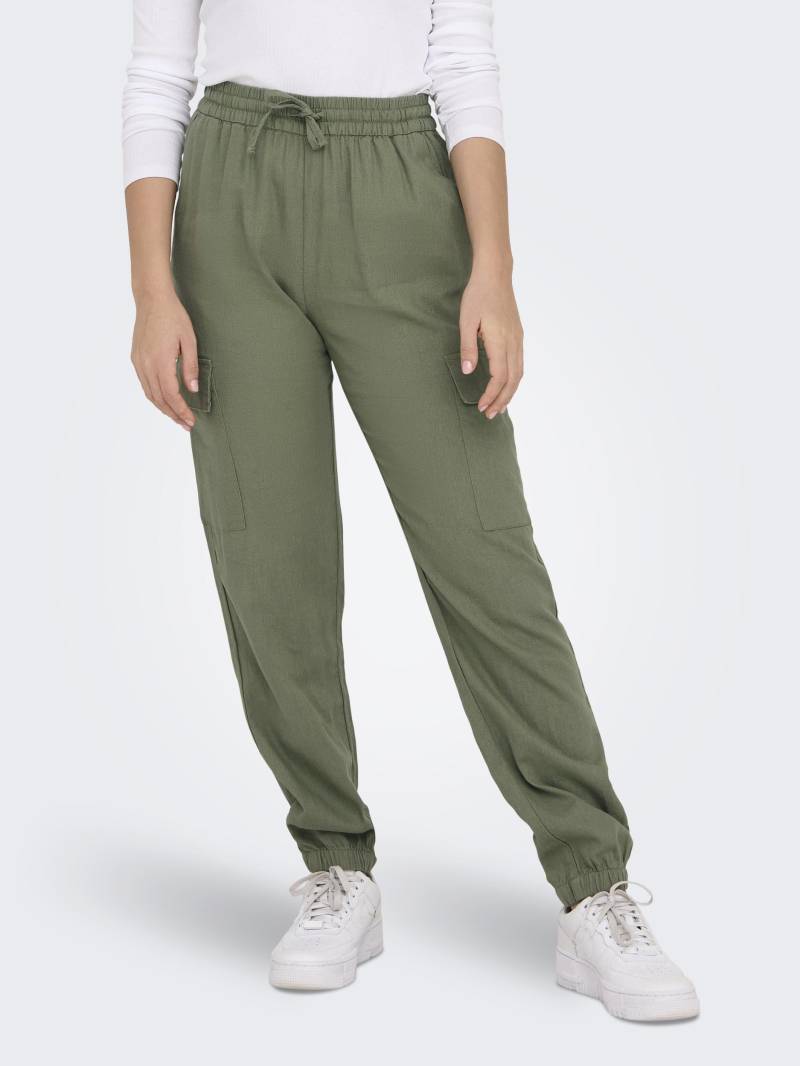 ONLY Cargohose »ONLCARO MW LIN PULL-UP CARGO PNT NOOS« von ONLY