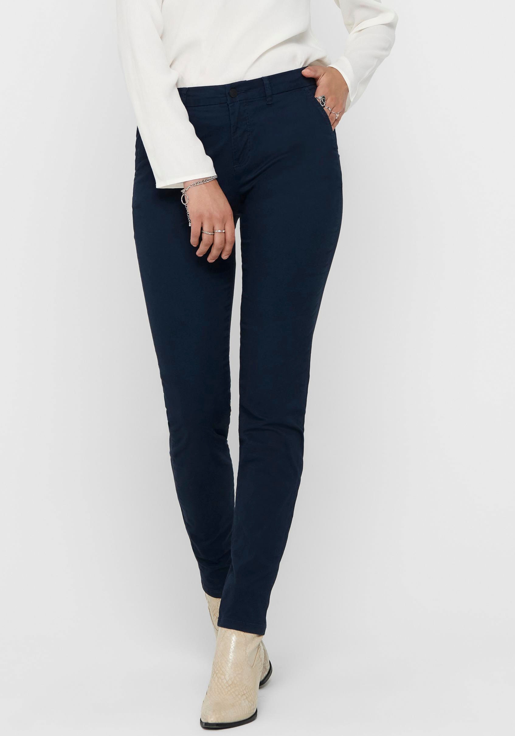 ONLY Chinohose »ONLPARIS REG CHINO PANT«, gepflegte Hose mit schmaler Beinform ONLY Chinohose »ONLPARIS REG CHINO PANT«, gepflegte Hose mit schmaler Beinform von ONLY