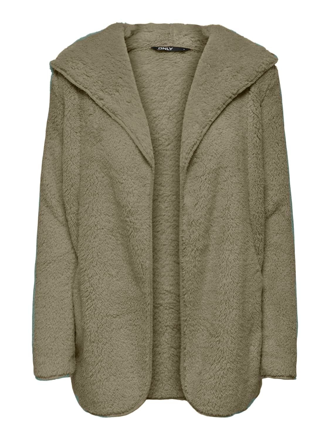 ONLY Fellimitatmantel »ONLCONTACT HOOD SHERPA COAT OTW CC« von ONLY