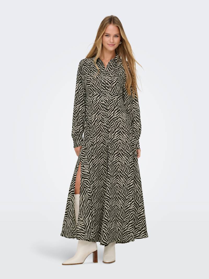 ONLY Hemdblusenkleid »ONLHELEN LIFE L/S V-NECK MAXI DRESS PTM« von ONLY