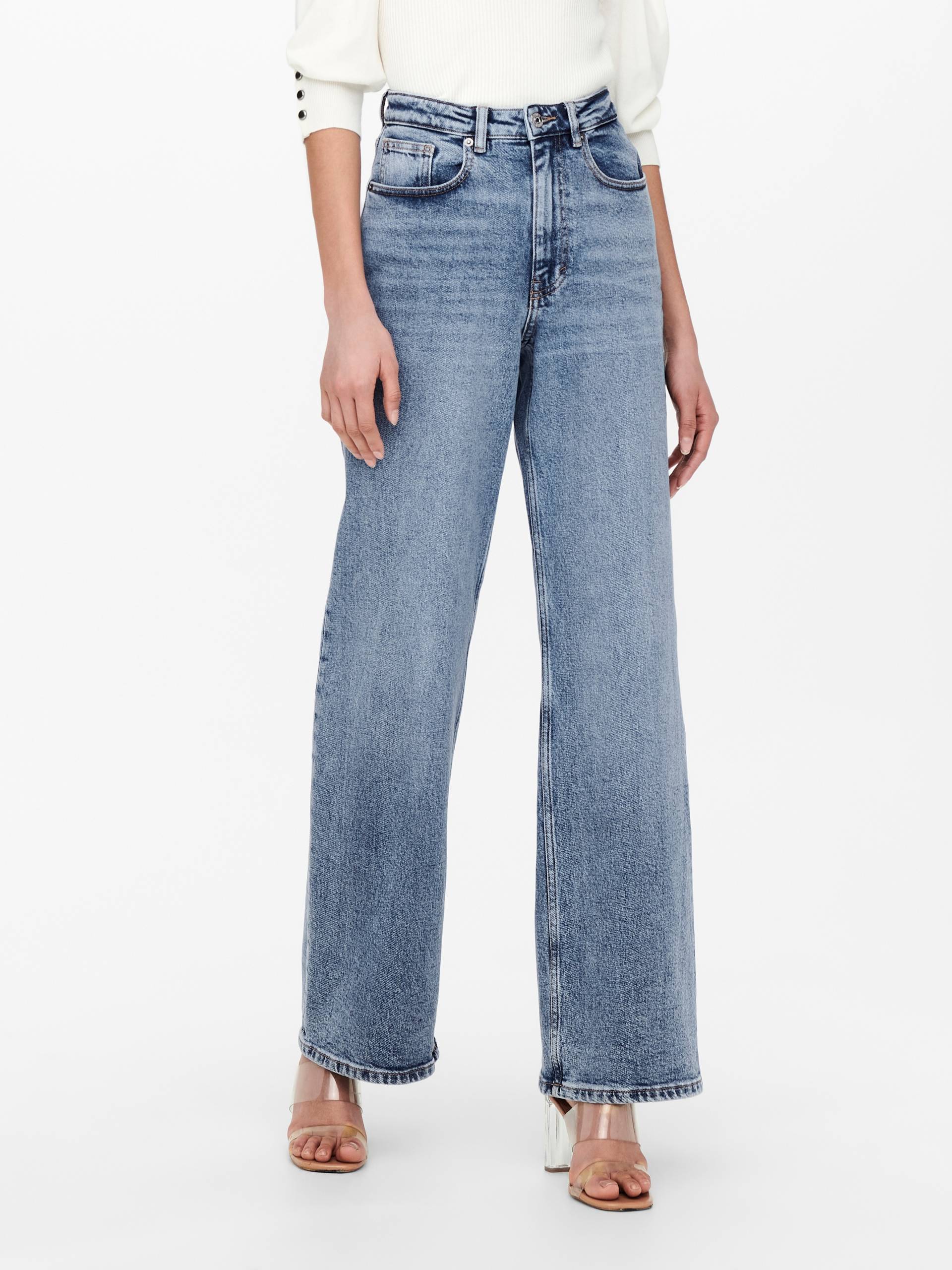 ONLY High-waist-Jeans »ONLJUICY HW WIDE LEG« von ONLY