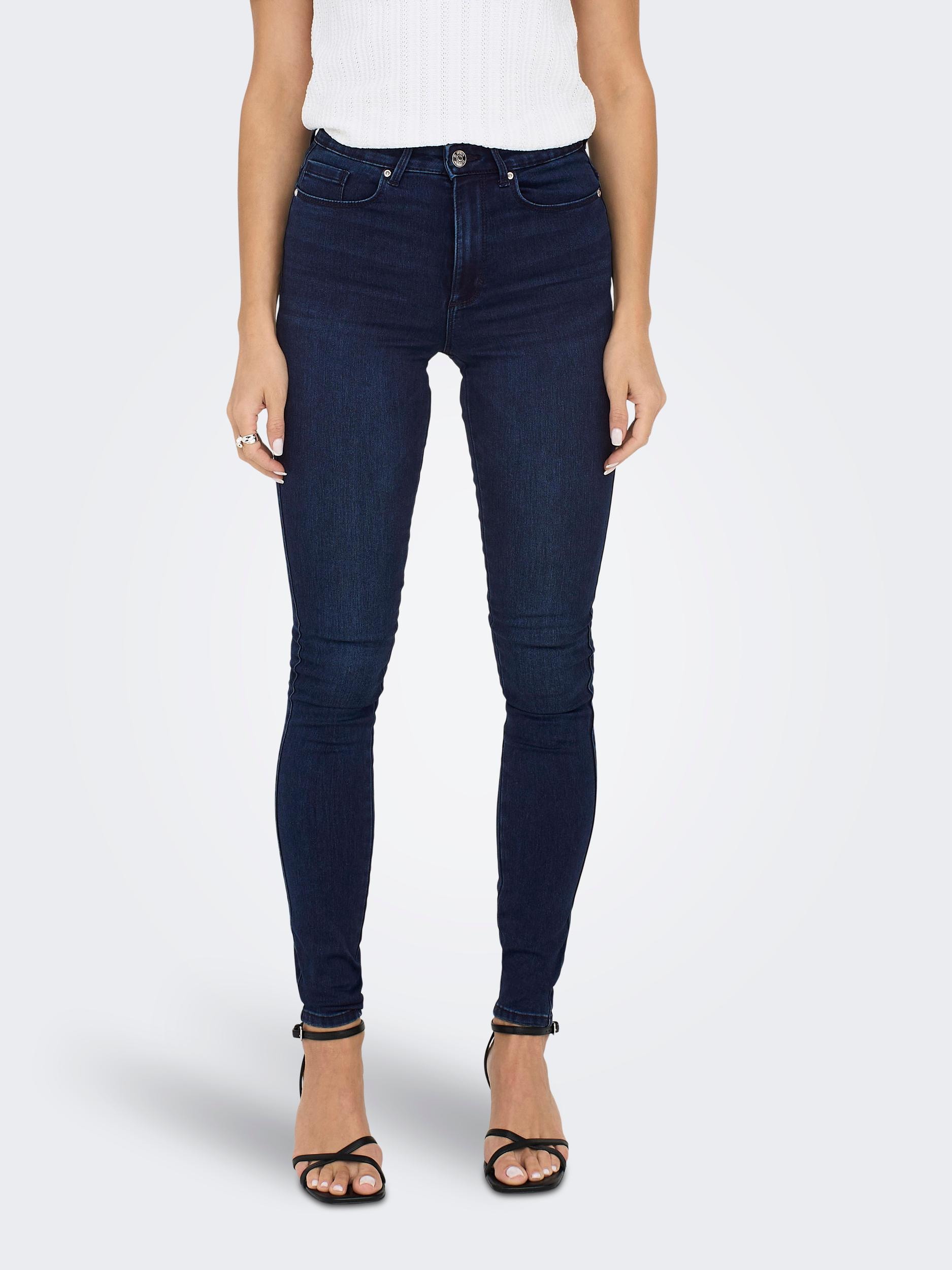 ONLY High-waist-Jeans »ONLROYAL HW SKINNY PIM DNM EXT« von ONLY