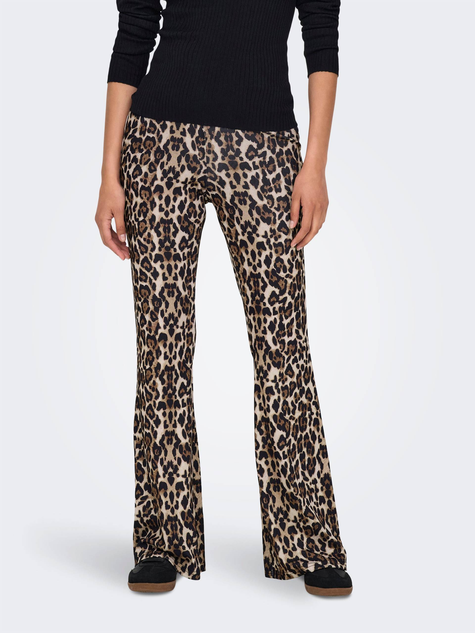 ONLY Highwaist Leggings »ONLANNA RIB FLARED AOP LEGGING CS JRS« ONLY Highwaist Leggings »ONLANNA RIB FLARED AOP LEGGING CS JRS« von ONLY