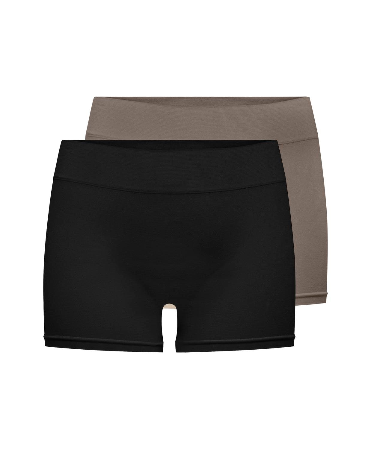 ONLY Hotpants »ONLVICKY S-LESS MINI SHORTS 2-PACK«, (Packung, 2 tlg.) von ONLY