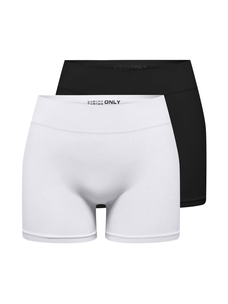 ONLY Hotpants »ONLVICKY S-LESS MINI SHORTS 2-PACK«, (Packung, 2 tlg.) von ONLY