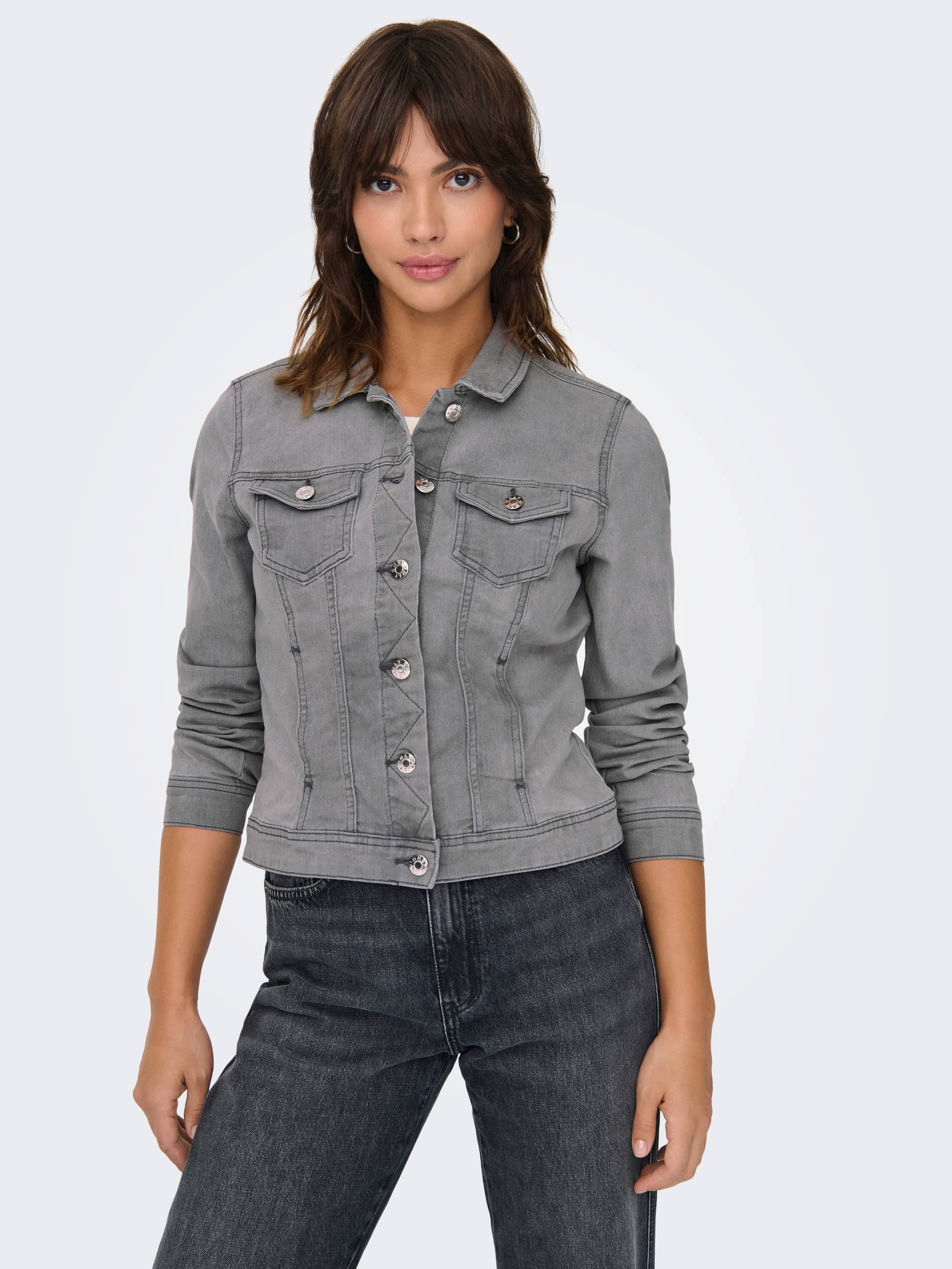 ONLY Jeansjacke »ONLWONDER DNM JACKET NOOS«, kurze, modische Form ONLY Jeansjacke »ONLWONDER DNM JACKET NOOS«, kurze, modische Form von ONLY