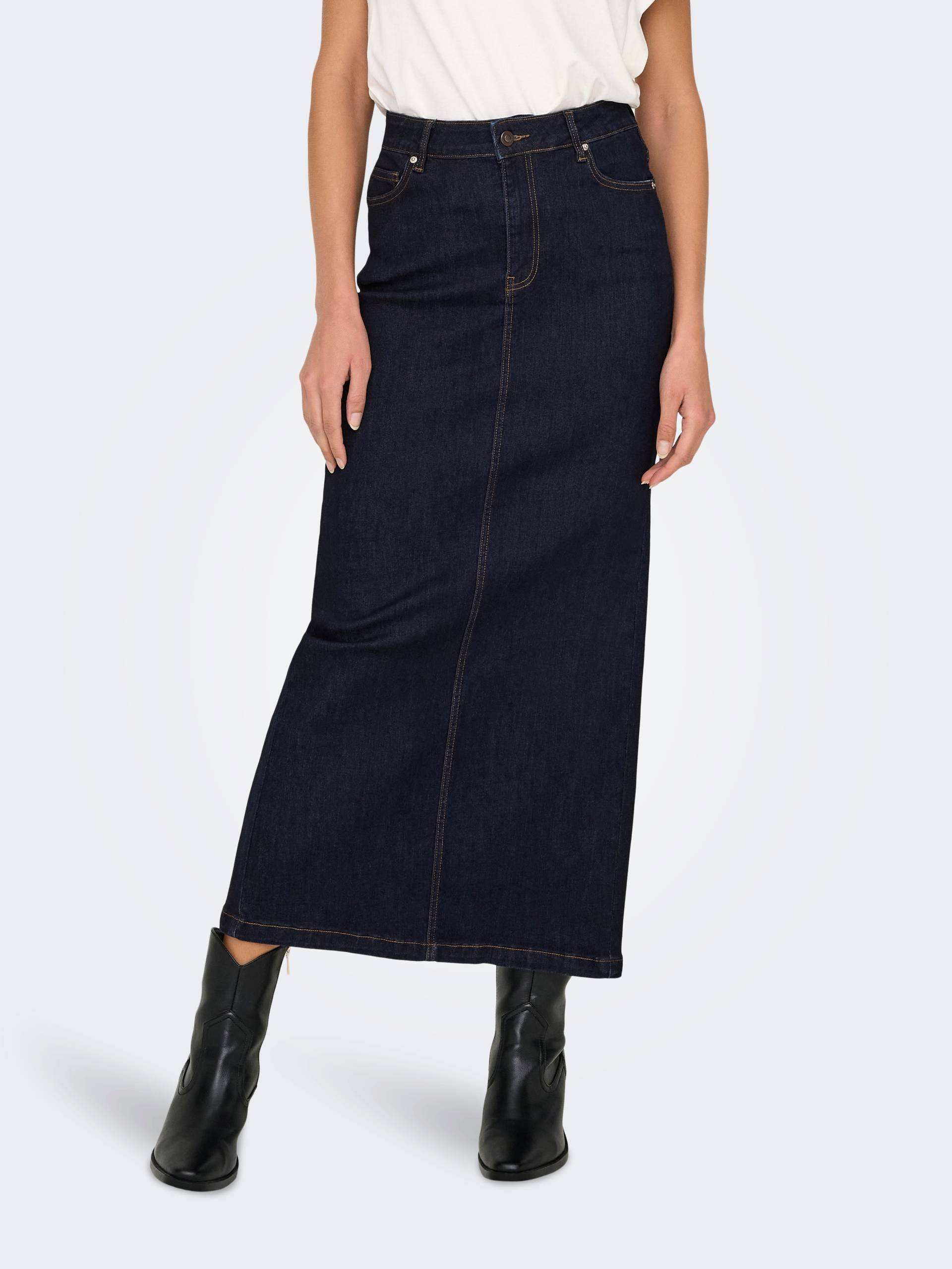 ONLY Jeansrock »ONLWALO MW SLIT DNM MAXI SKIRT GUA« von ONLY