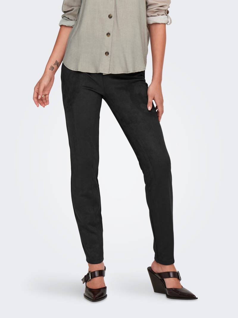 ONLY Jeggings »ONLANGALINE HW FAUX SUEDE LEGGING CC PNT«, in Wildleder Optik von ONLY