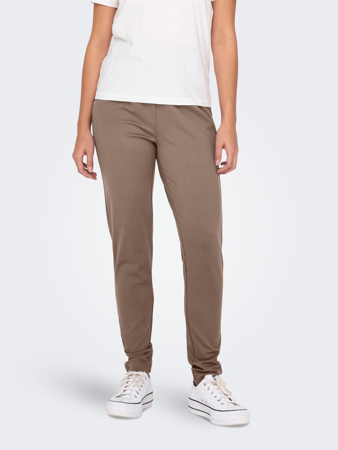 ONLY Jogger Pants »ONLPOPTRASH LIFE EASY COL PANT PNT NOOS«, bequeme Form mit elastischem Bund und Kordelzug von ONLY