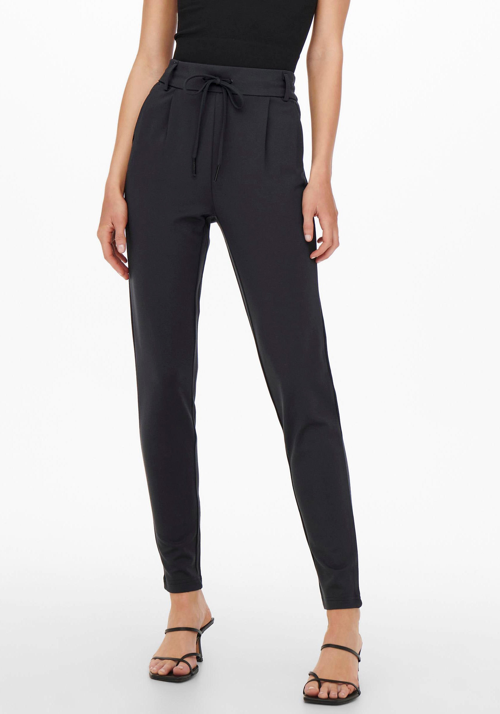 ONLY Jogger Pants »ONLPOPTRASH LIFE EASY COL PANT PNT NOOS«, bequeme Form mit elastischem Bund und Kordelzug ONLY Jogger Pants »ONLPOPTRASH LIFE EASY COL PANT PNT NOOS«, bequeme Form mit elastischem Bund und Kordelzug von ONLY