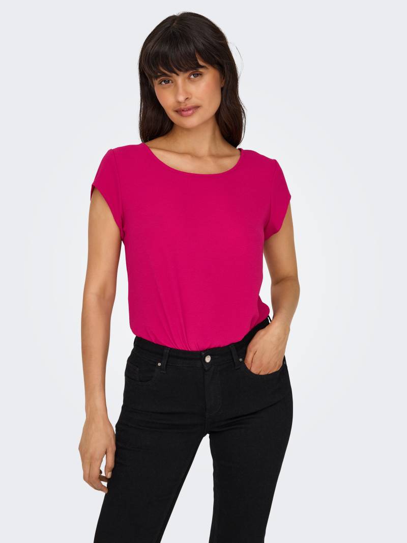 ONLY Kurzarmbluse »ONLVIC S/S SOLID TOP NOOS PTM« von ONLY