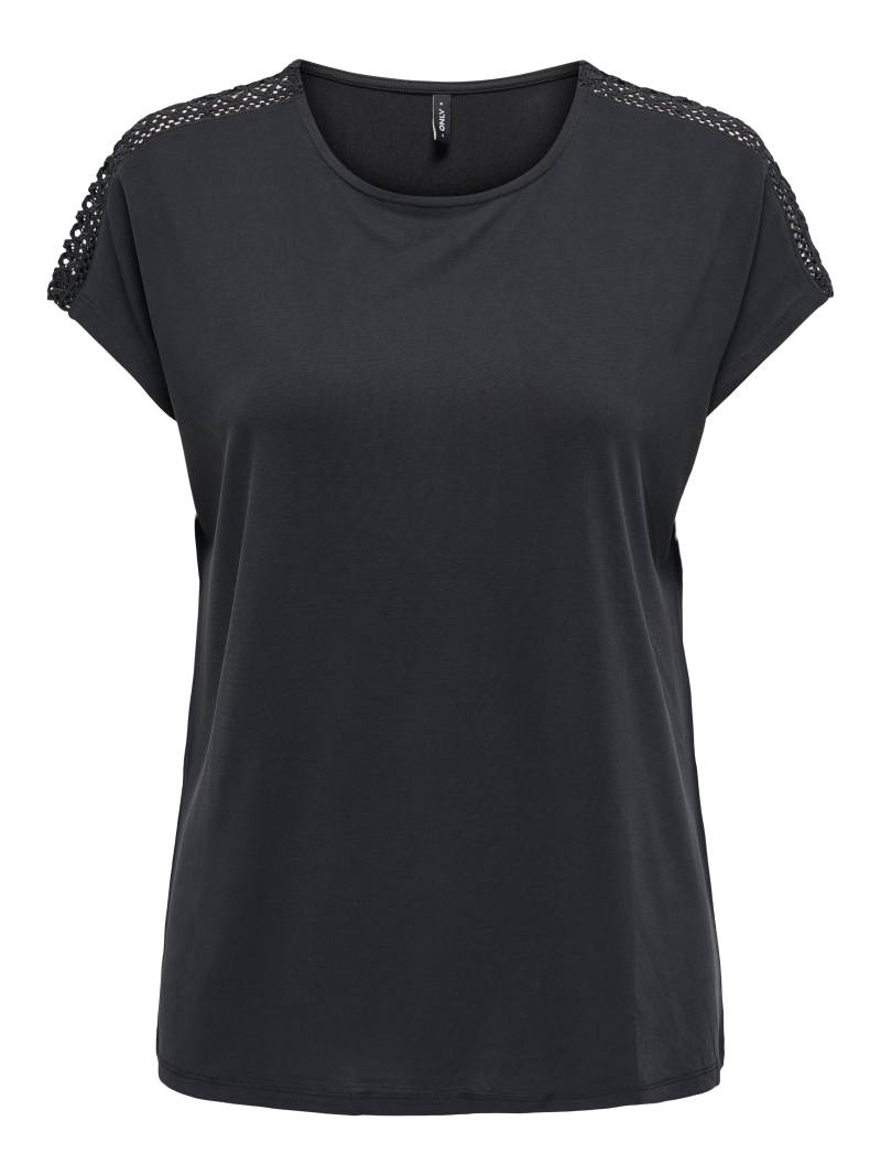 ONLY Kurzarmshirt »ONLFREE LIFE CAPSLEEVE LACE TOP JRS« von ONLY