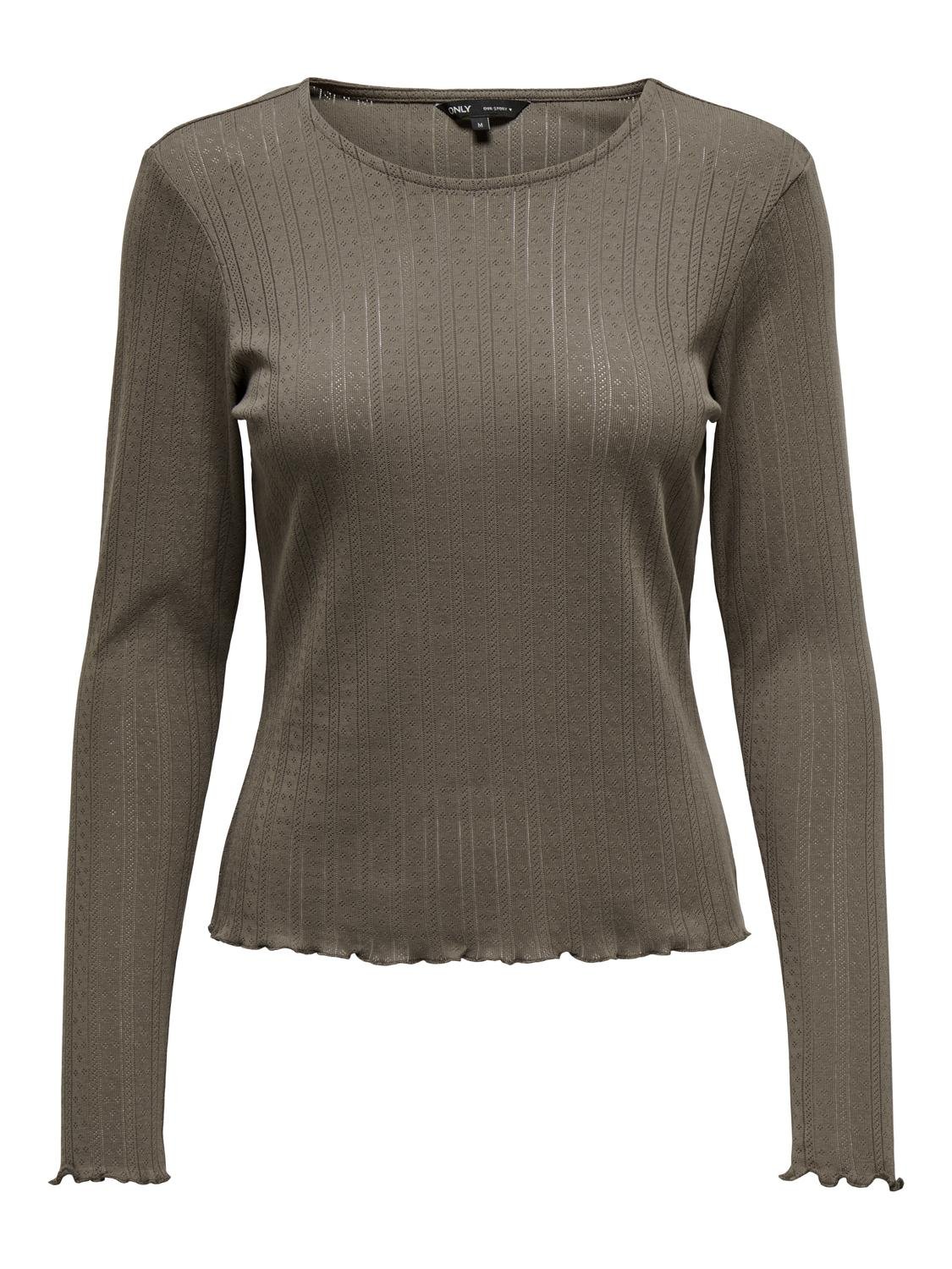 ONLY Langarmshirt »ONLCARLOTTA L/S TOP NOOS JRS« von ONLY