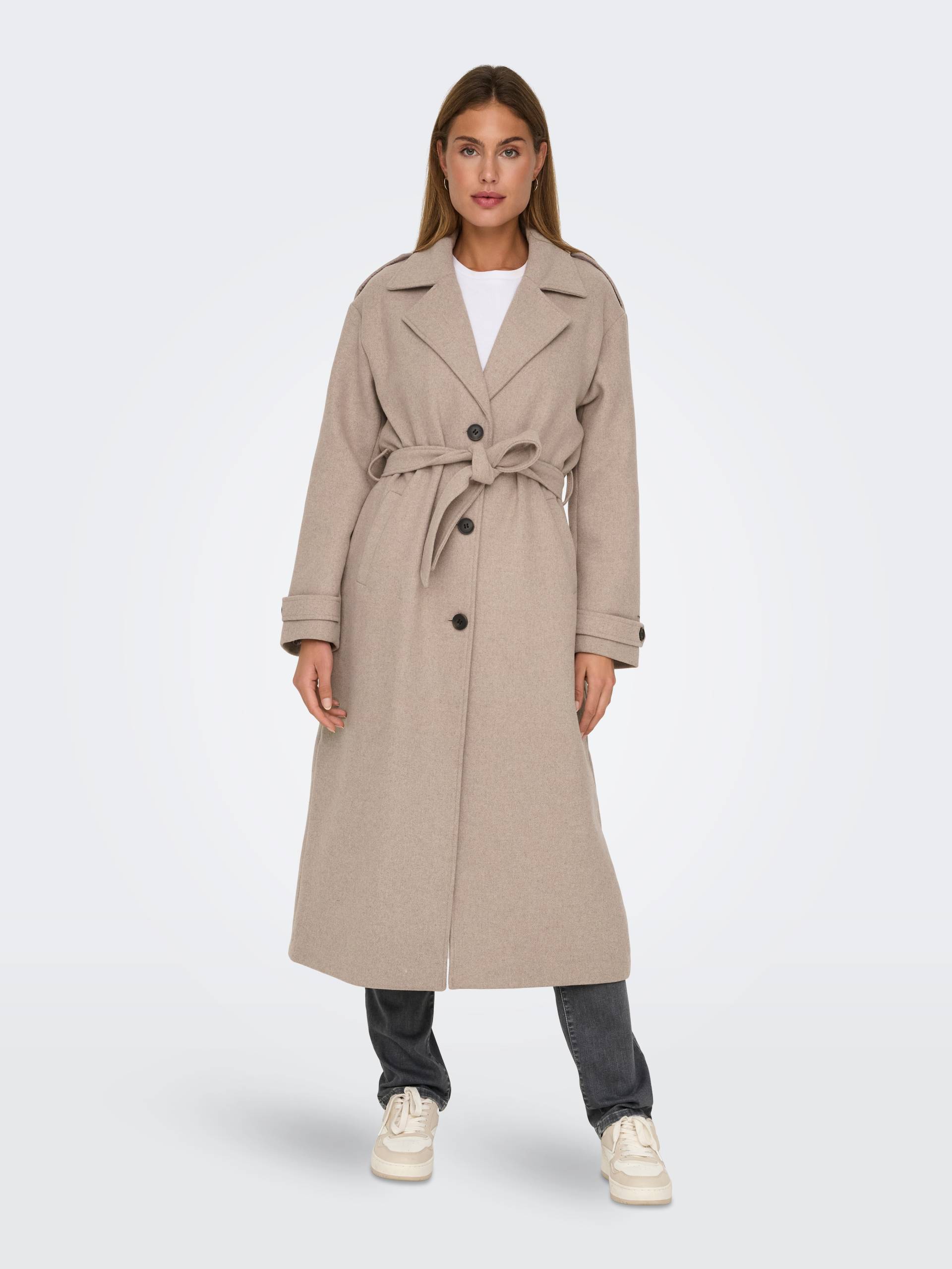 ONLY Langmantel »ONLNALINA X-LONG WOOL TRENCHCOAT OTW«, mit Wolle ONLY Langmantel »ONLNALINA X-LONG WOOL TRENCHCOAT OTW«, mit Wolle von ONLY