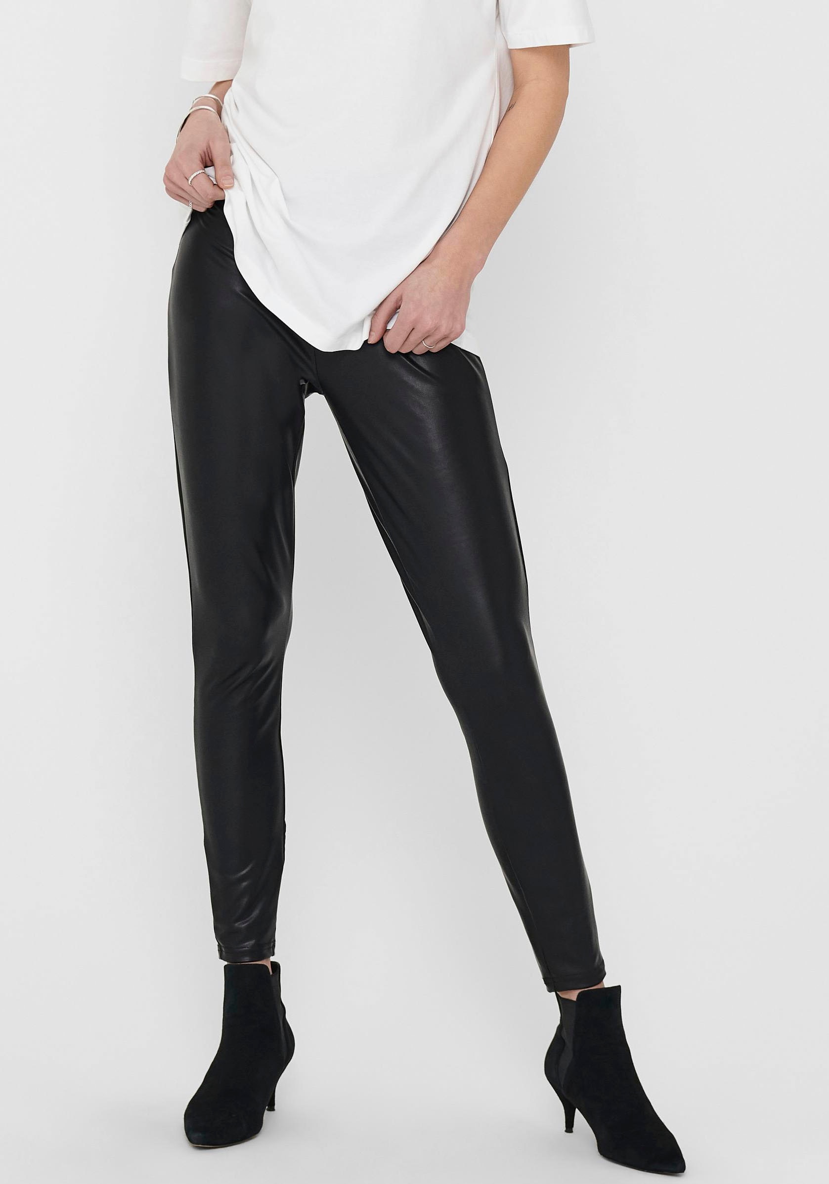 ONLY Lederimitathose »ONLCOOL COATED LEGGING NOOS JRS« von ONLY