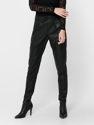 ONLY Lederimitathose »ONLPOPTRASH EASY COATED PANT PNT NOOS« ONLY Lederimitathose »ONLPOPTRASH EASY COATED PANT PNT NOOS« von ONLY