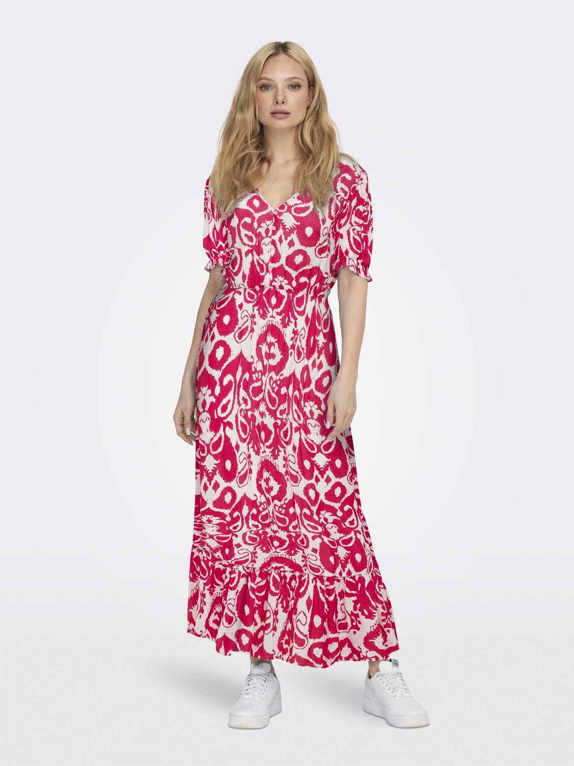 ONLY Maxikleid »ONLCHIANTI S/S LONG DRESS WVN NOOS« von ONLY