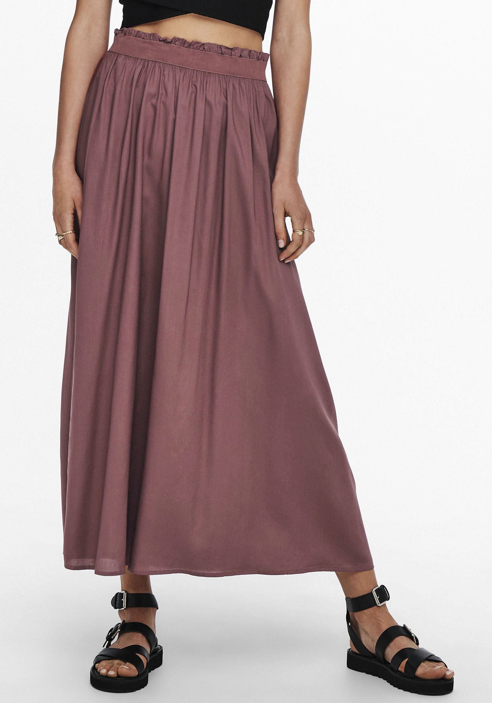 ONLY Maxirock »ONLVENEDIG LIFE LONG SKIRT WVN NOOS« von ONLY