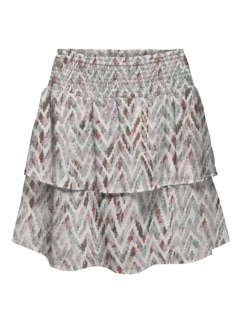 ONLY Minirock »ONLANN STAR LAYERED SMOCK SKIRT« von ONLY