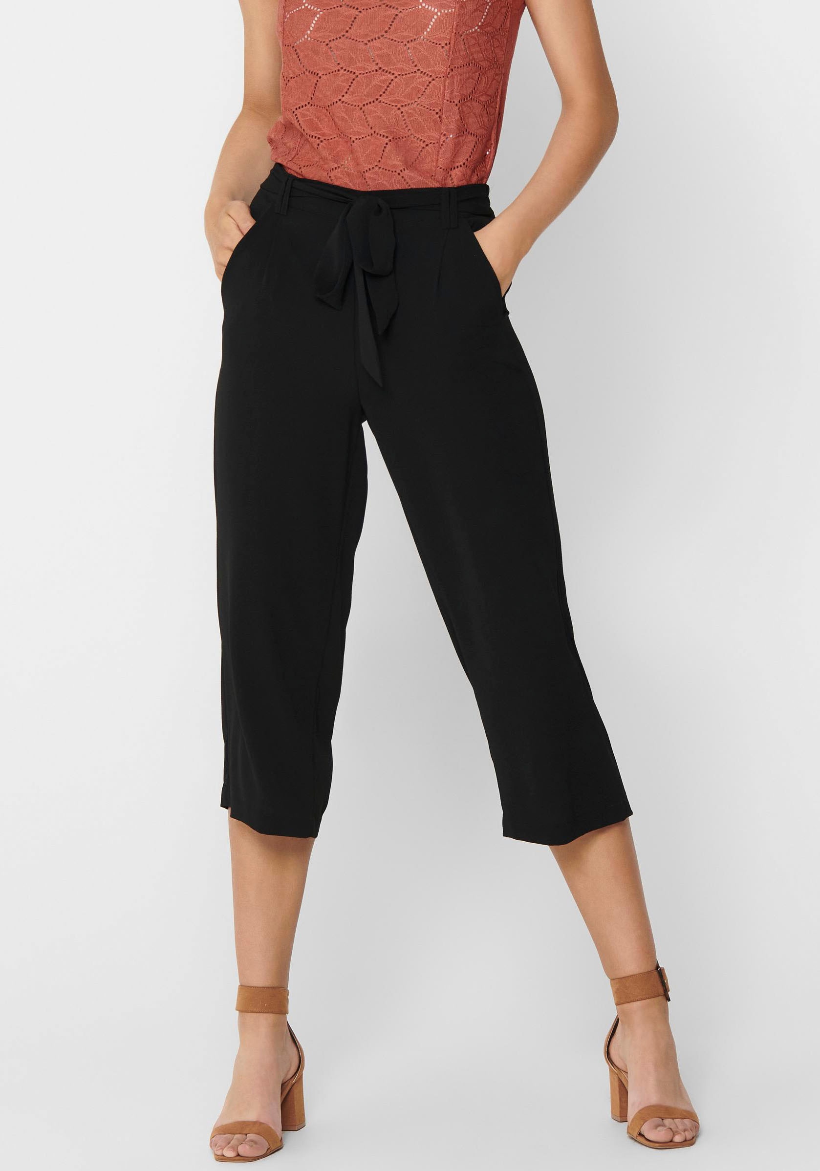 ONLY Palazzohose »ONLWINNER PALAZZO CULOTTE PANT NOOS PTM«, in uni oder gestreiftem Design von ONLY