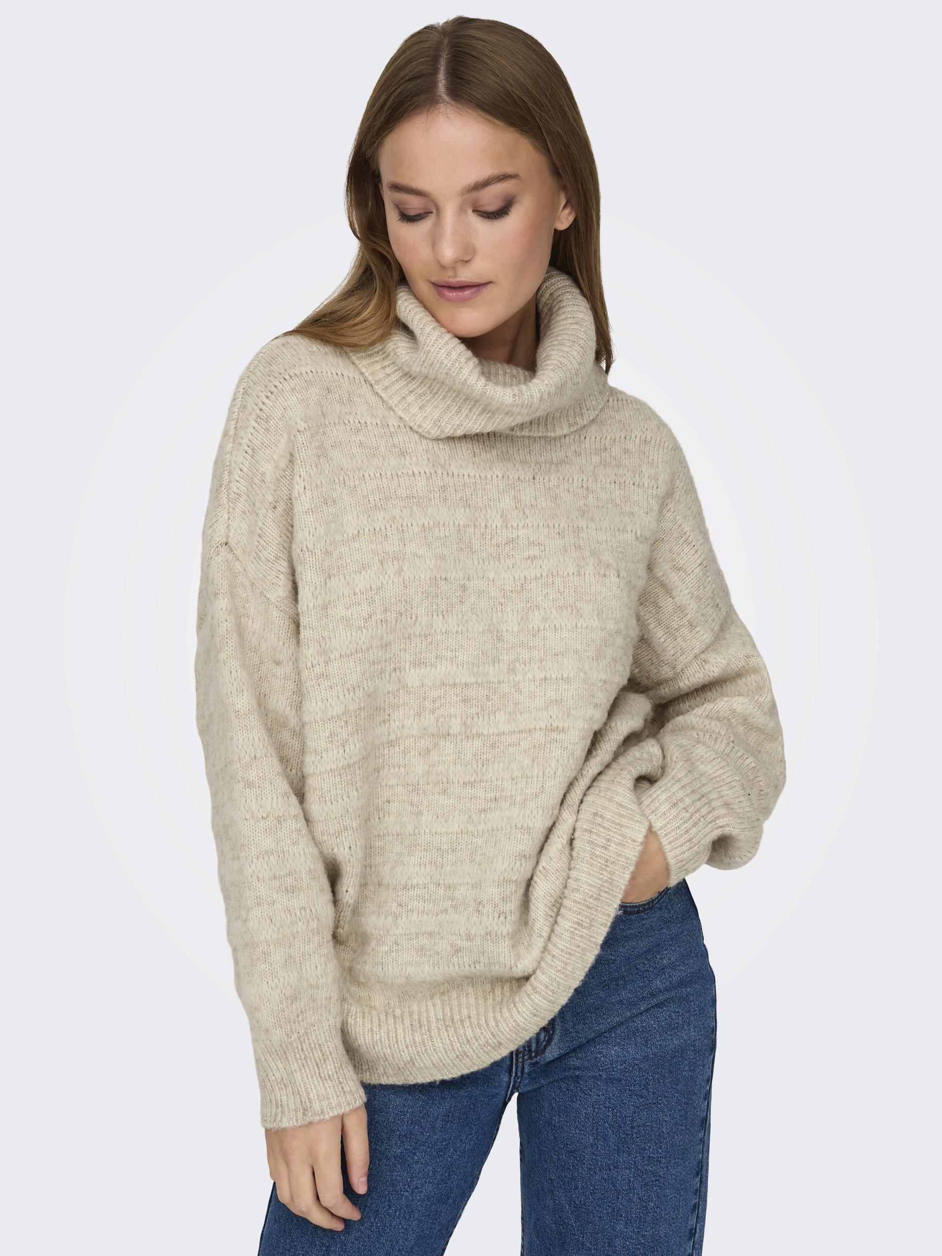 ONLY Rollkragenpullover »ONLCELINA LIFE LS LOOSE ROLLNECK CC KNT« von ONLY