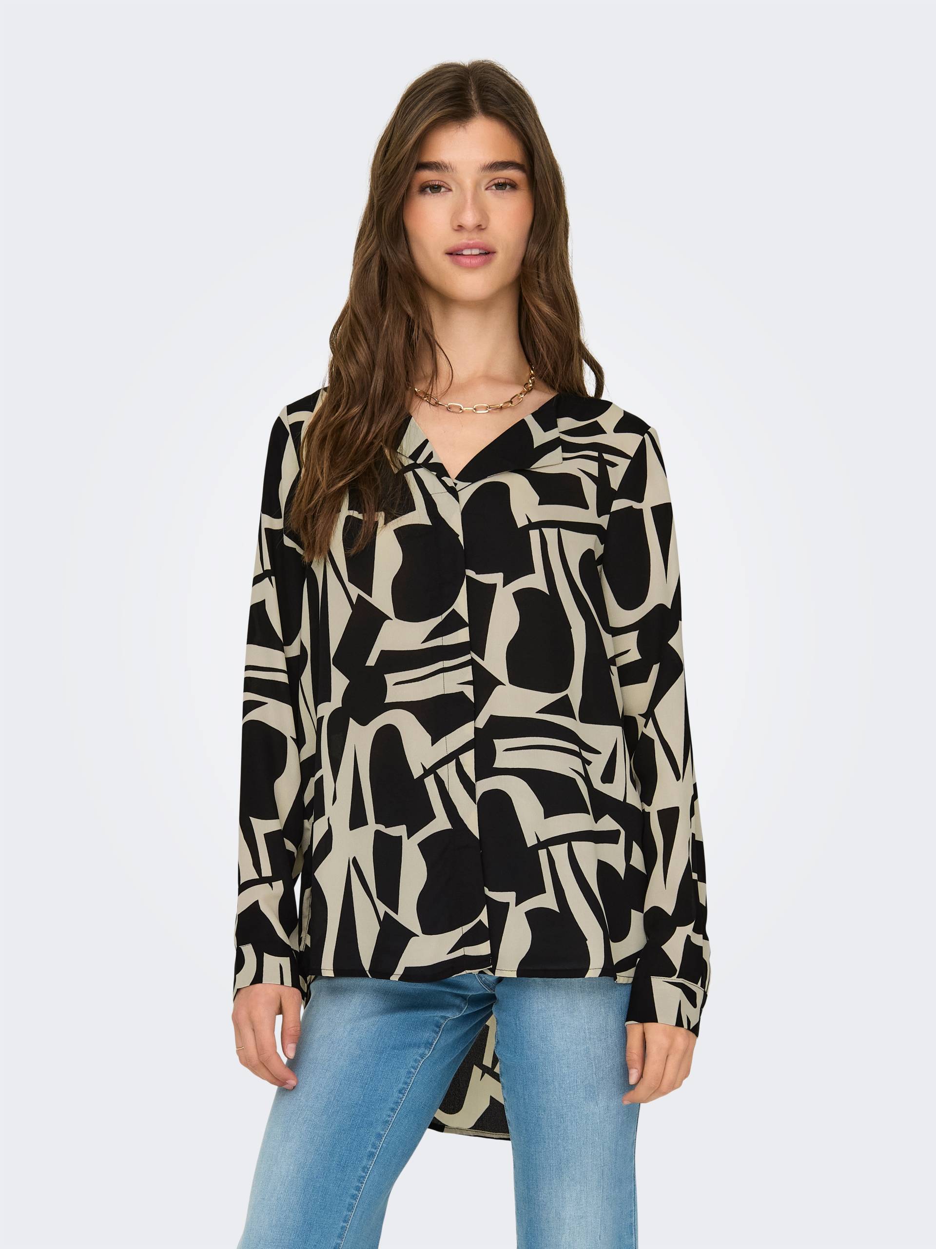 ONLY Shirtbluse »ONLTIANA LIFE L/S LOOSE SHIRT NOOS PTM« von ONLY