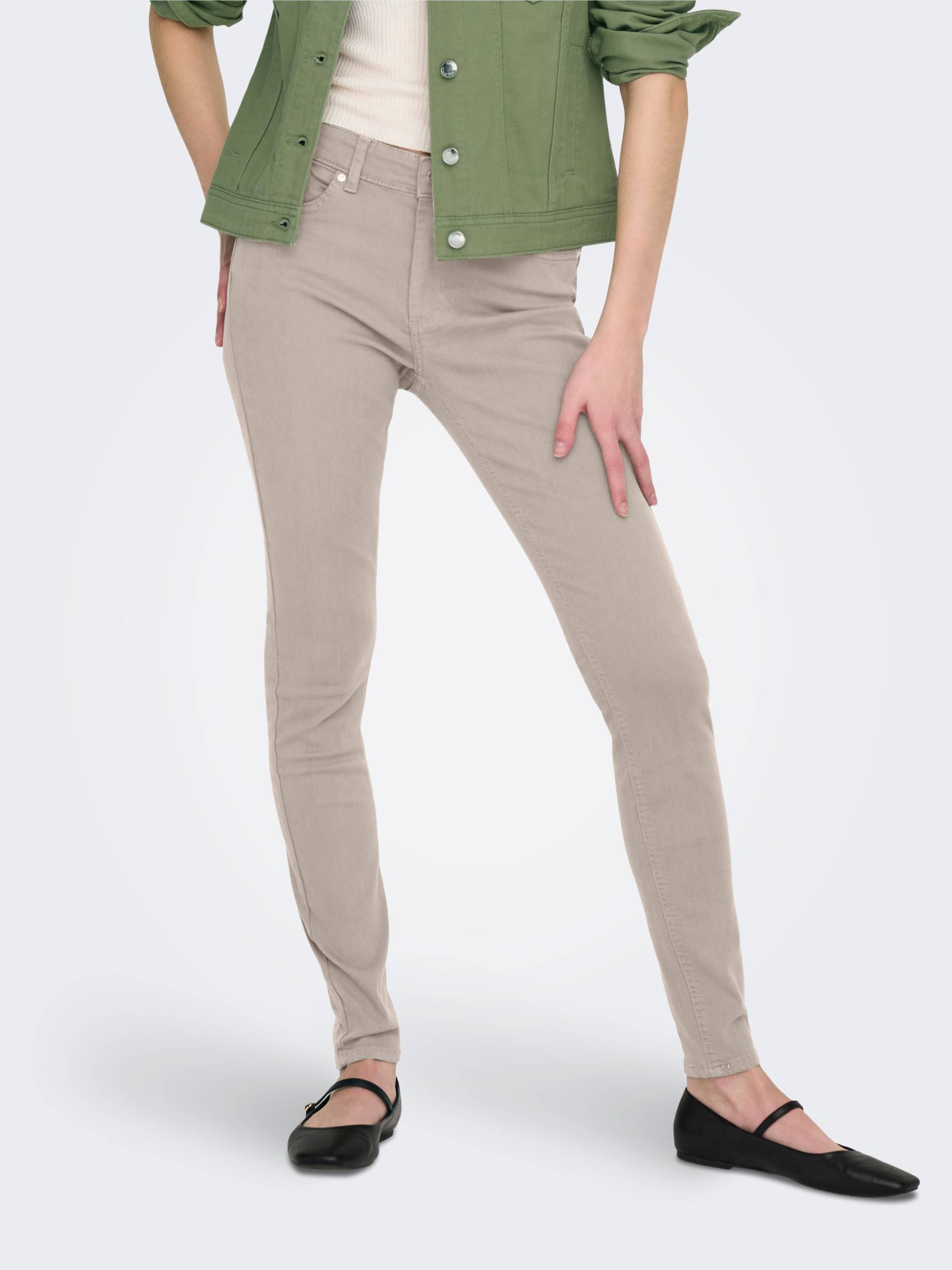 ONLY Skinny-fit-Jeans »ONLBLUSH MID SKINNY COL PANT PNT RP« von ONLY