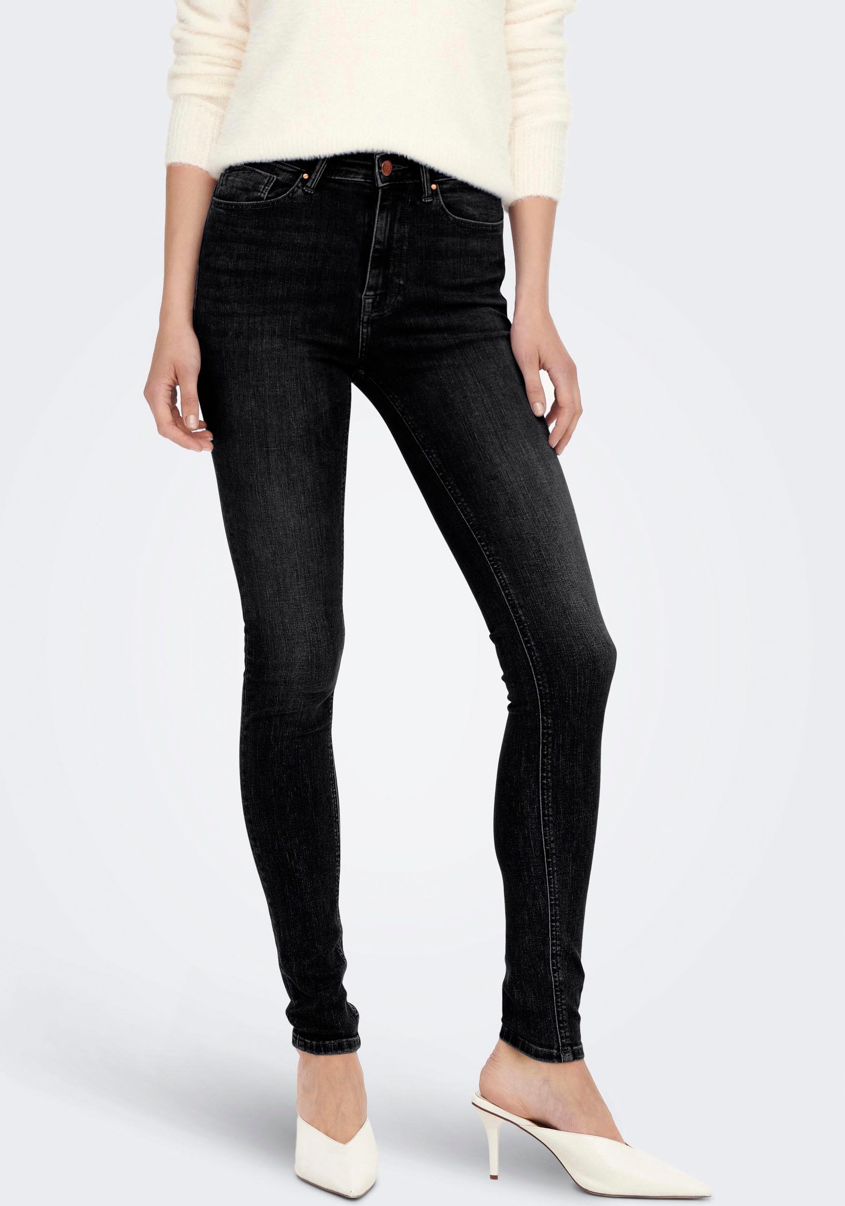 ONLY Skinny-fit-Jeans »ONLPAOLA HW SK DNM TAI« von ONLY