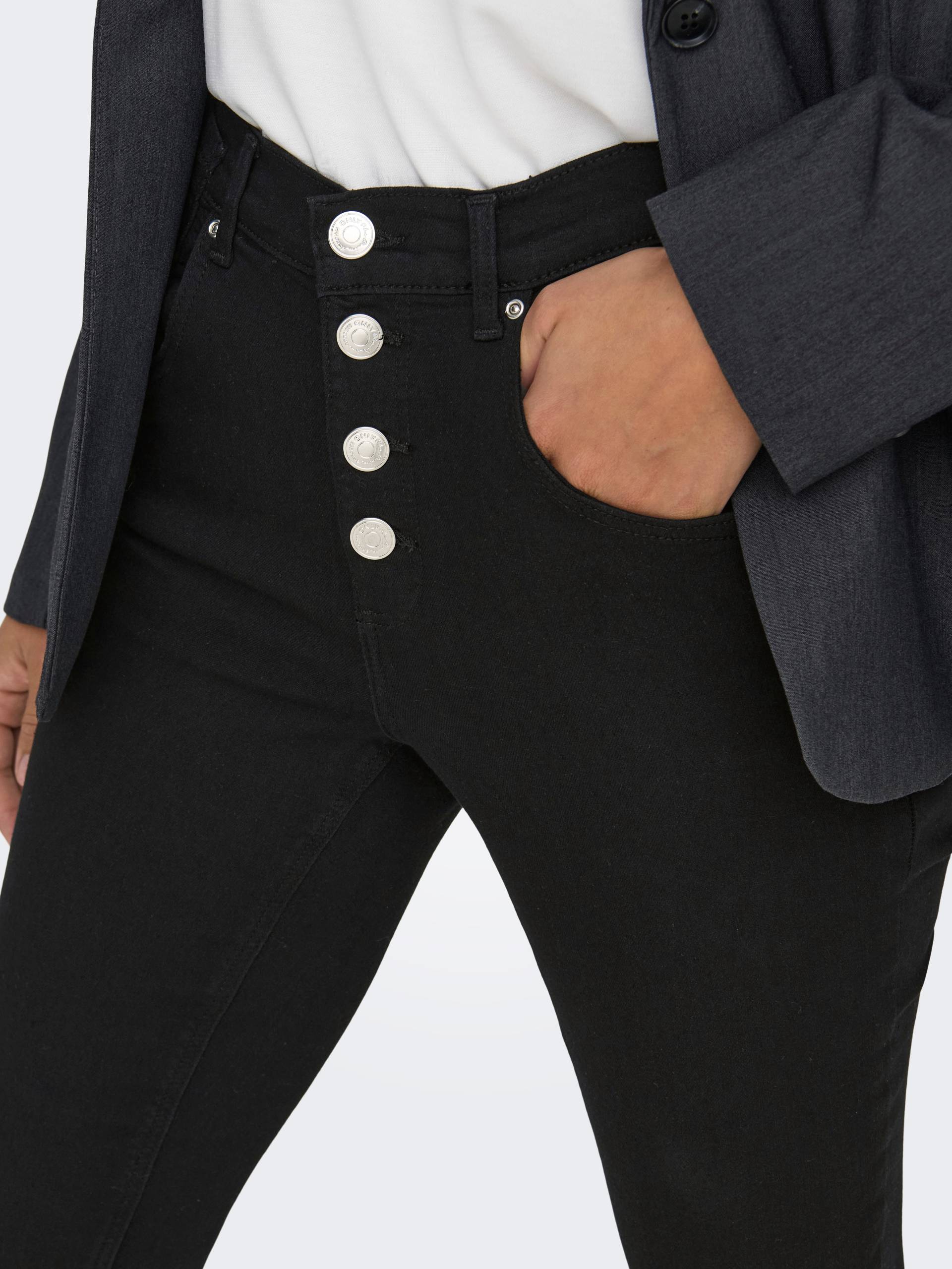 ONLY Skinny-fit-Jeans »ONLRAIN HW SK VIS BUTTON PUSH UP DNM PIM« ONLY Skinny-fit-Jeans »ONLRAIN HW SK VIS BUTTON PUSH UP DNM PIM« von ONLY