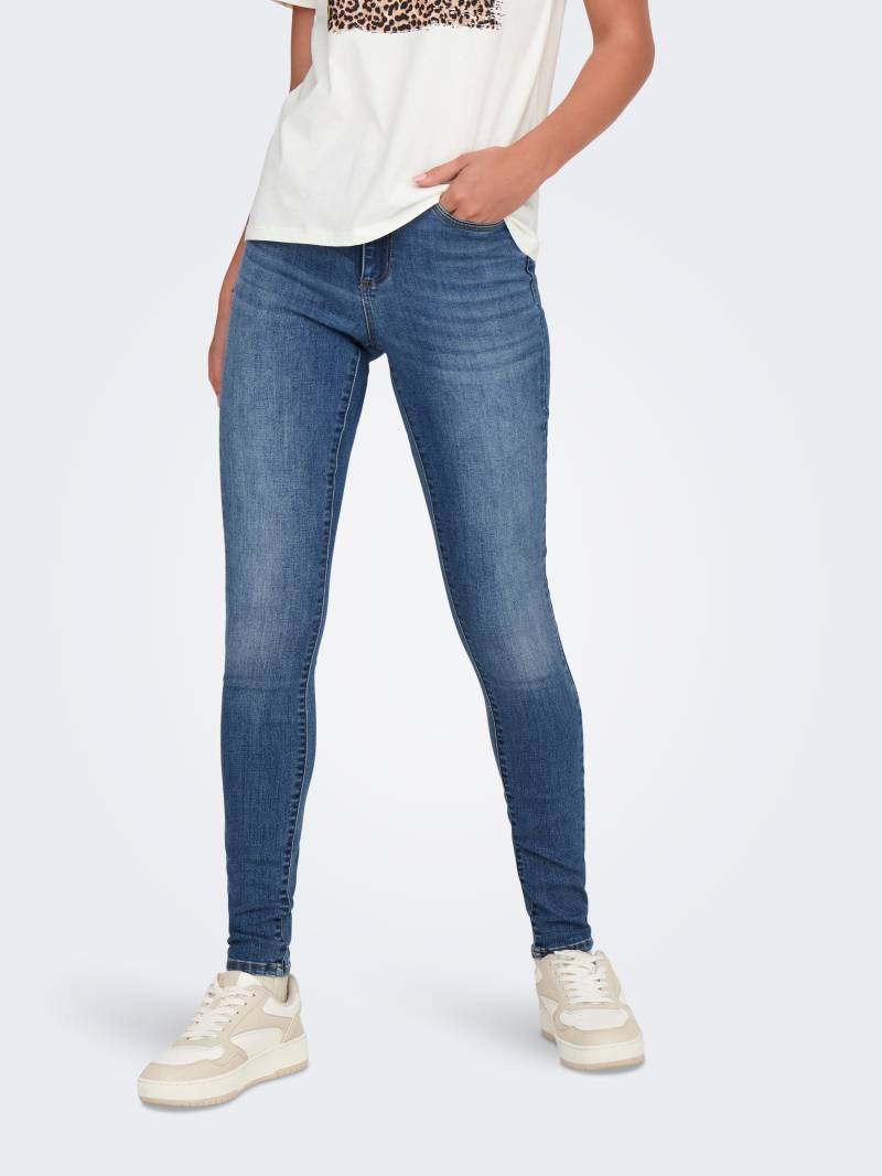 ONLY Skinny-fit-Jeans »ONLWAUW MID SKINNY DNM BJ370 NOOS« von ONLY