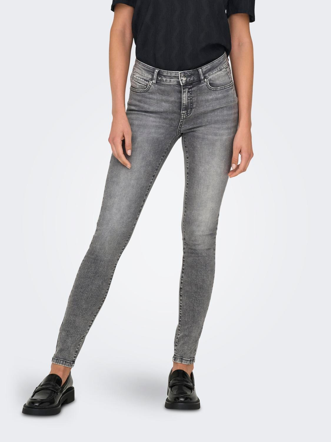 ONLY Skinny-fit-Jeans »ONLWAUW MID WAIST SK LANK COIN PKT DNM X« von ONLY