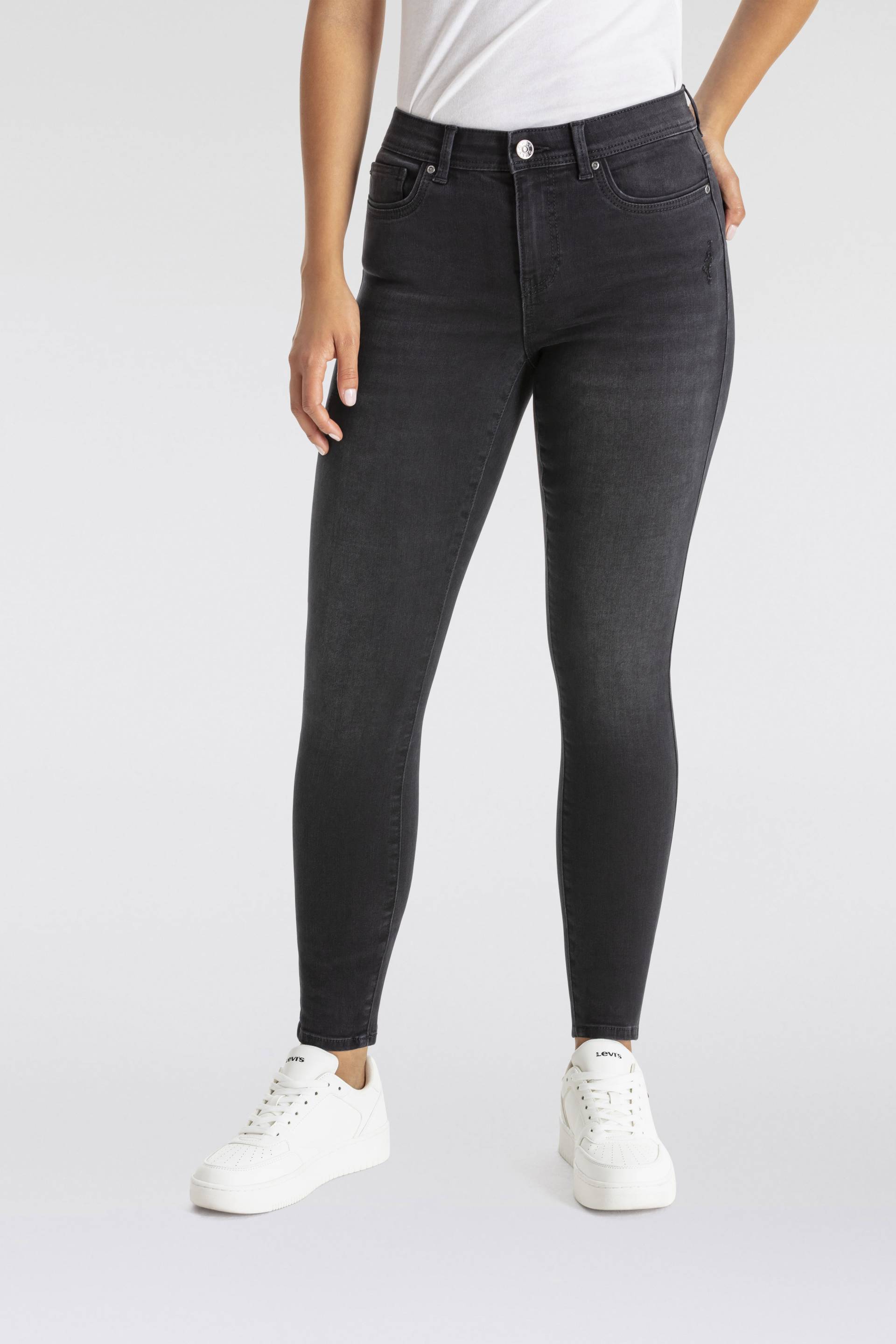 ONLY Skinny-fit-Jeans »ONLWOW MID SKINNY BJ« von ONLY