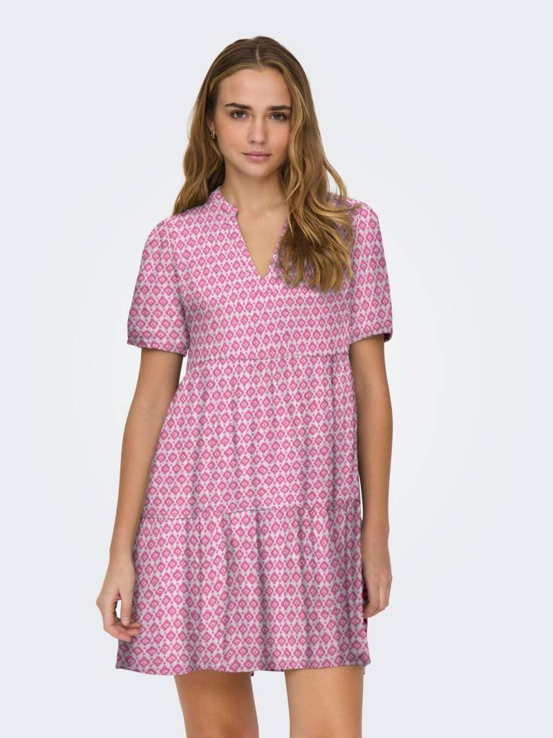 ONLY Sommerkleid »ONLNORA S/S LOOSE DRESS PTM«, mit Volant von ONLY