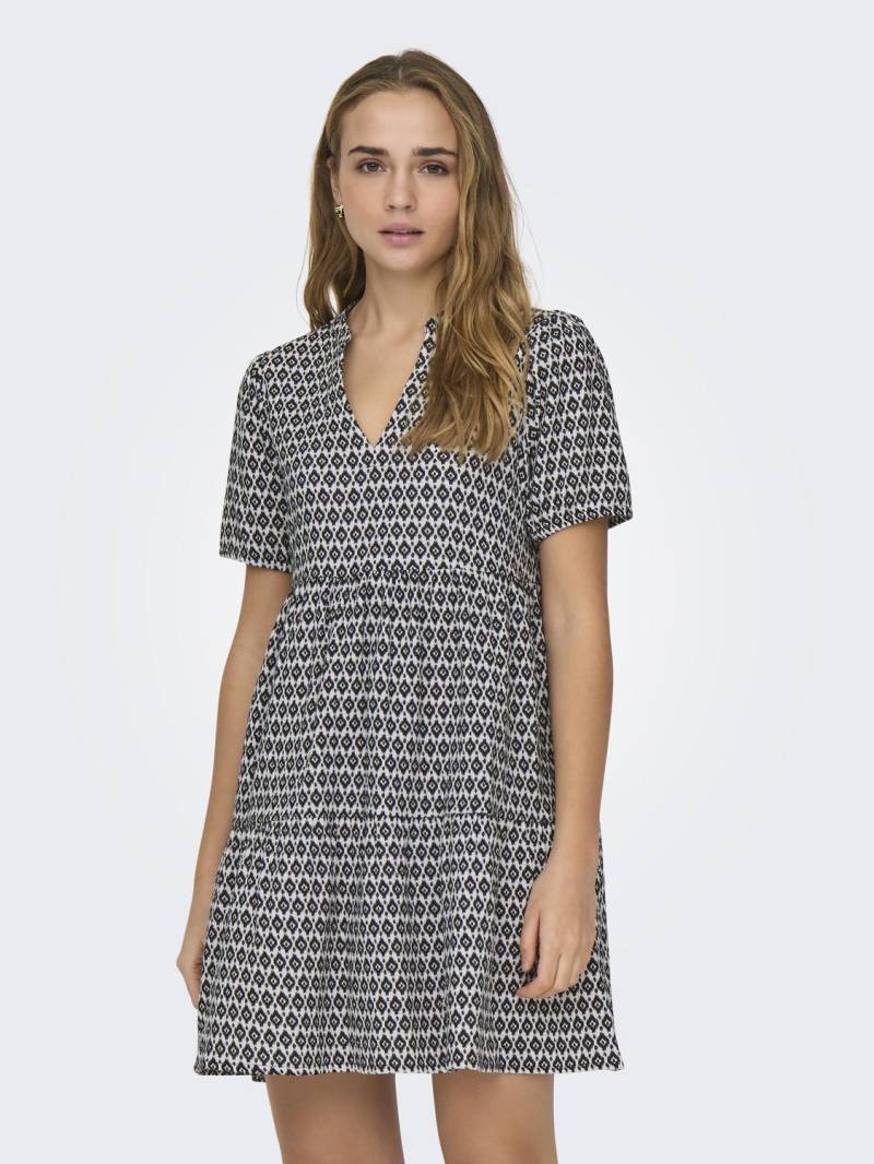 ONLY Sommerkleid »ONLNORA S/S LOOSE DRESS PTM«, mit Volant von ONLY