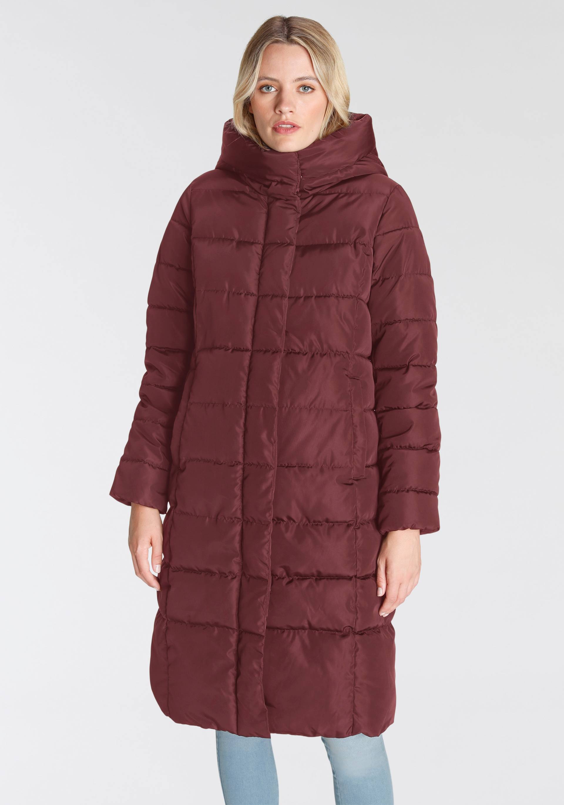 ONLY Steppmantel »ONLTINA PUFFER X LONG COAT OTW«, mit Kapuze ONLY Steppmantel »ONLTINA PUFFER X LONG COAT OTW«, mit Kapuze von ONLY