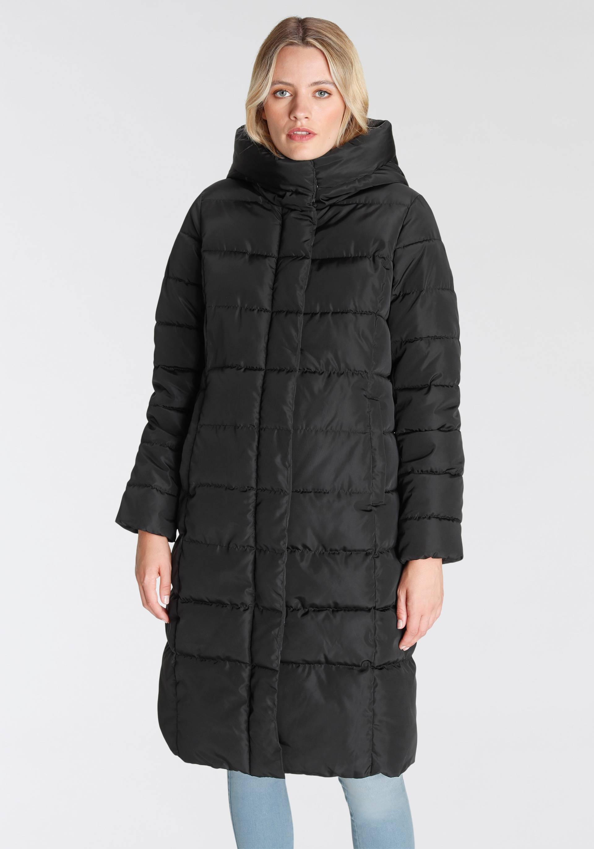 ONLY Steppmantel »ONLTINA PUFFER X LONG COAT OTW«, mit Kapuze ONLY Steppmantel »ONLTINA PUFFER X LONG COAT OTW«, mit Kapuze von ONLY