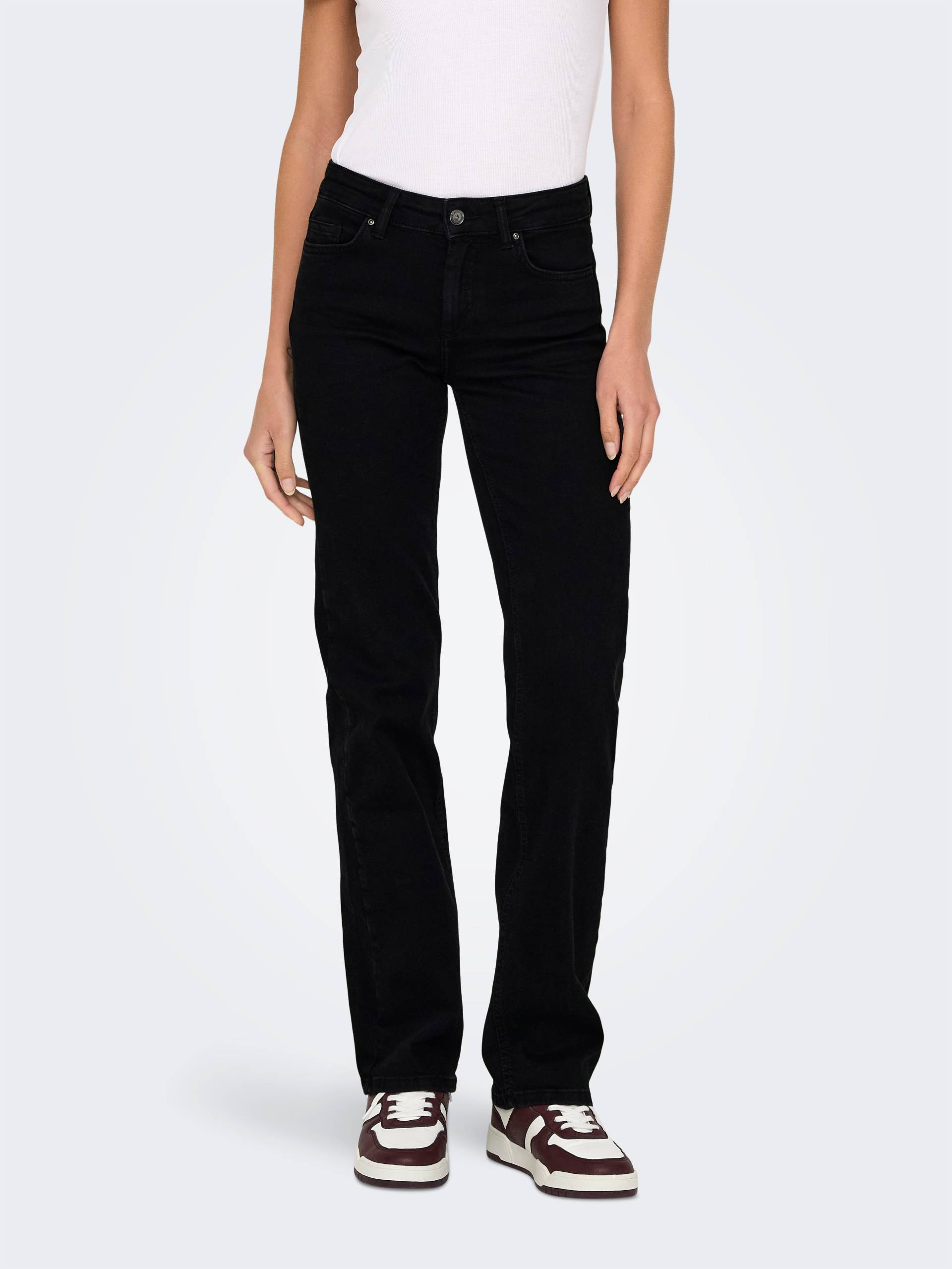 ONLY Straight-Jeans »ONLBLUSH MID STRAIGHT DNM REA2343 NOOS« ONLY Straight-Jeans »ONLBLUSH MID STRAIGHT DNM REA2343 NOOS« von ONLY