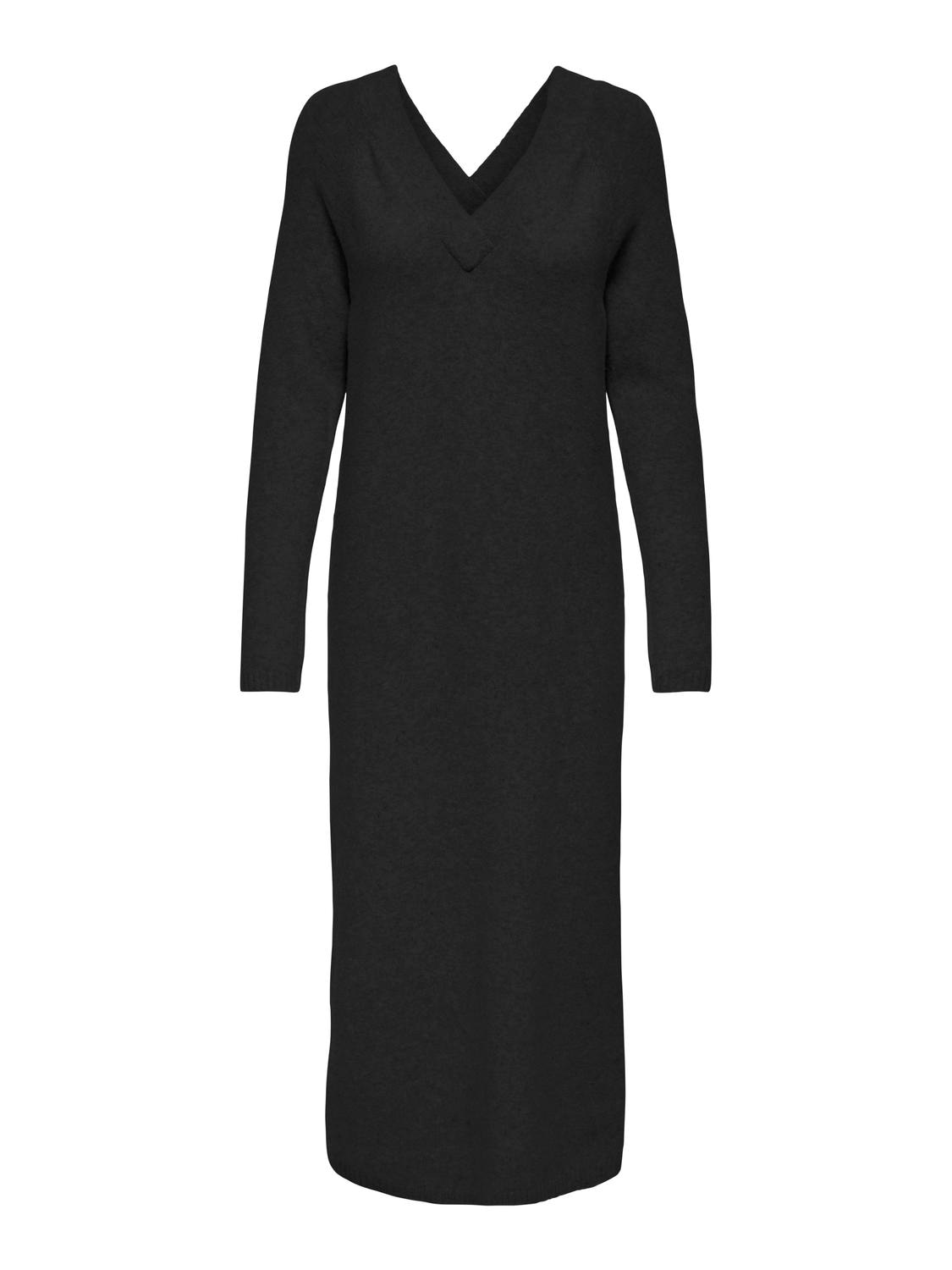 ONLY Strickkleid »ONLJEANETT LIFE LS V-NECK DRESS CC KNT« von ONLY