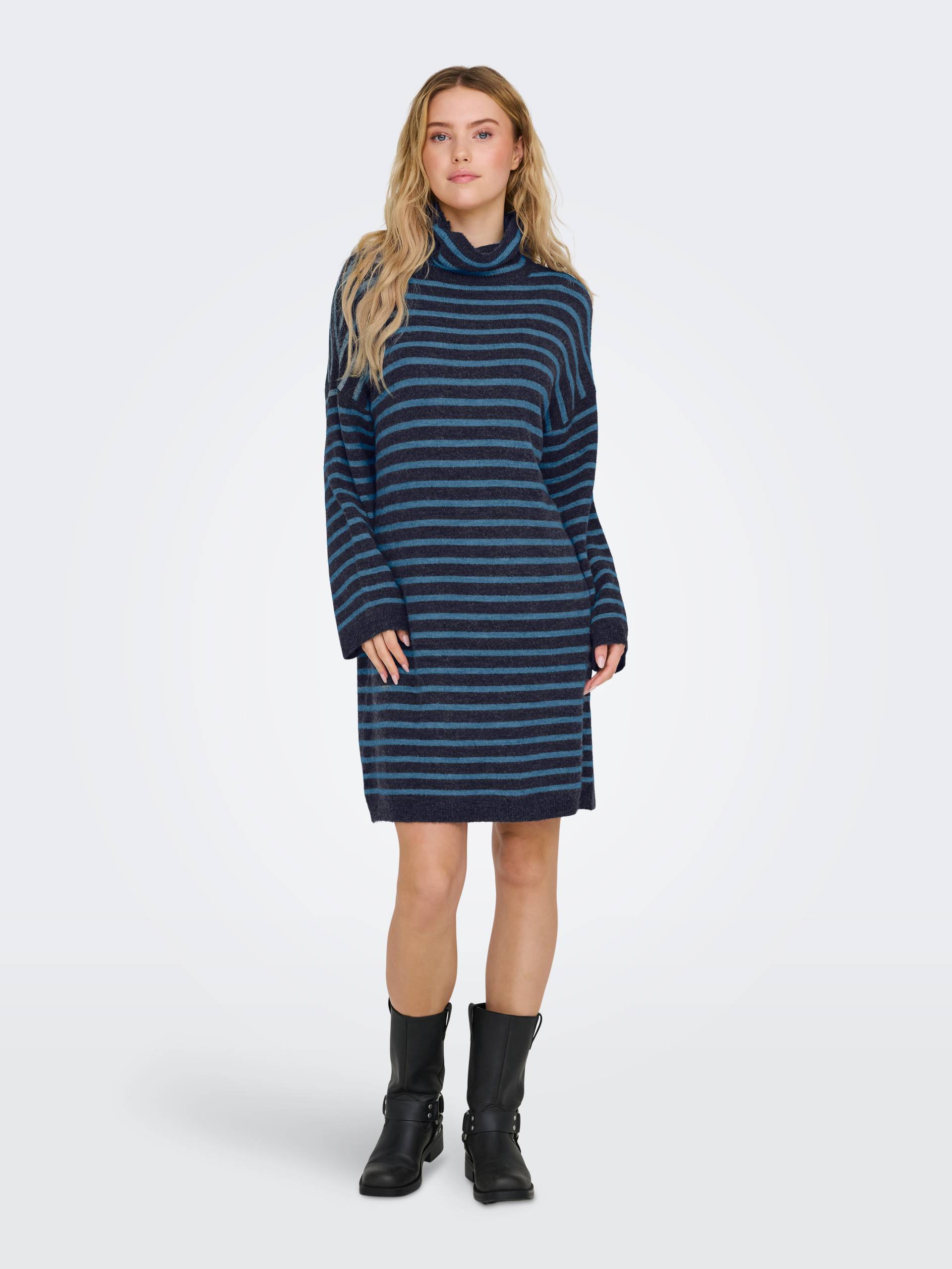 ONLY Strickkleid »ONLTALIO LS STRIPE ROLLNECK DRESS BF KNT« von ONLY